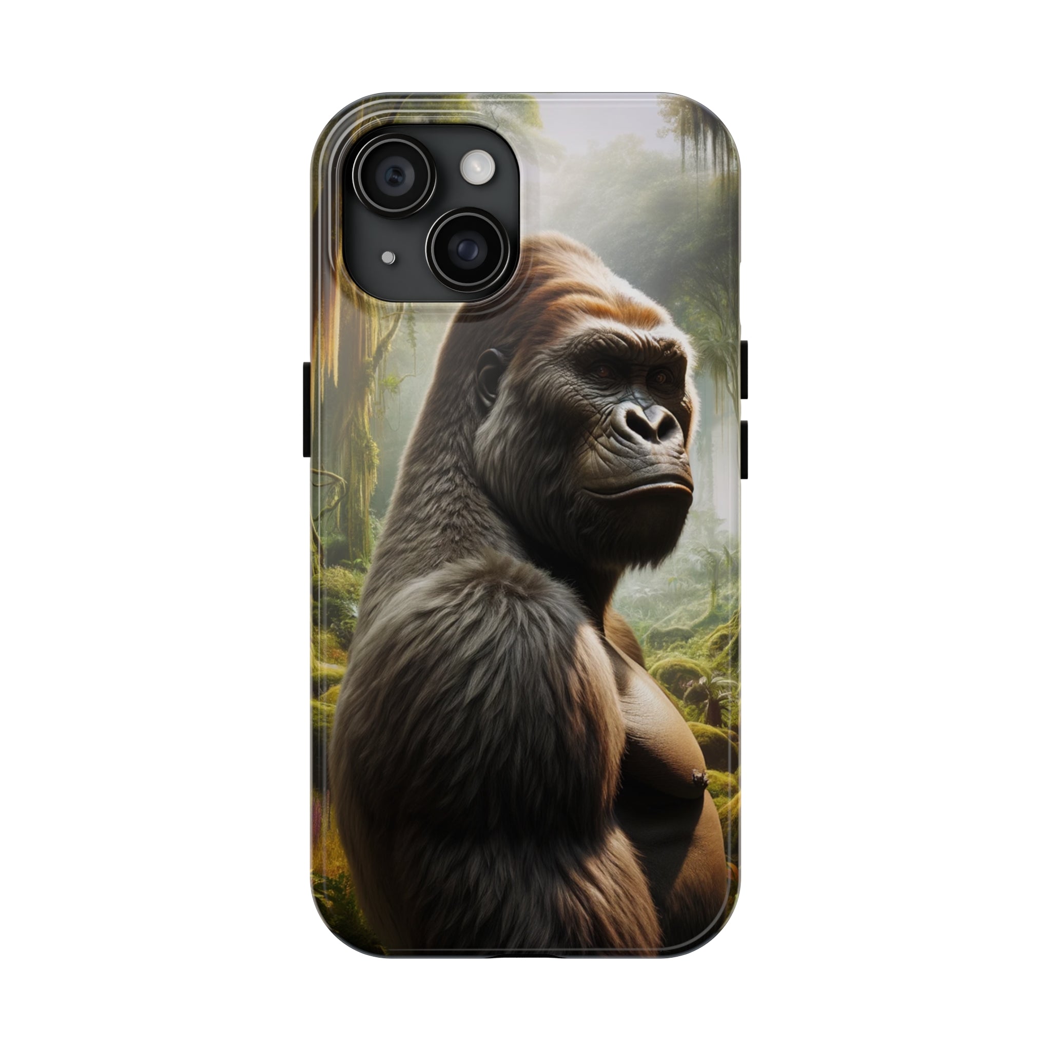 Curious gorilla - Tough Phone Case