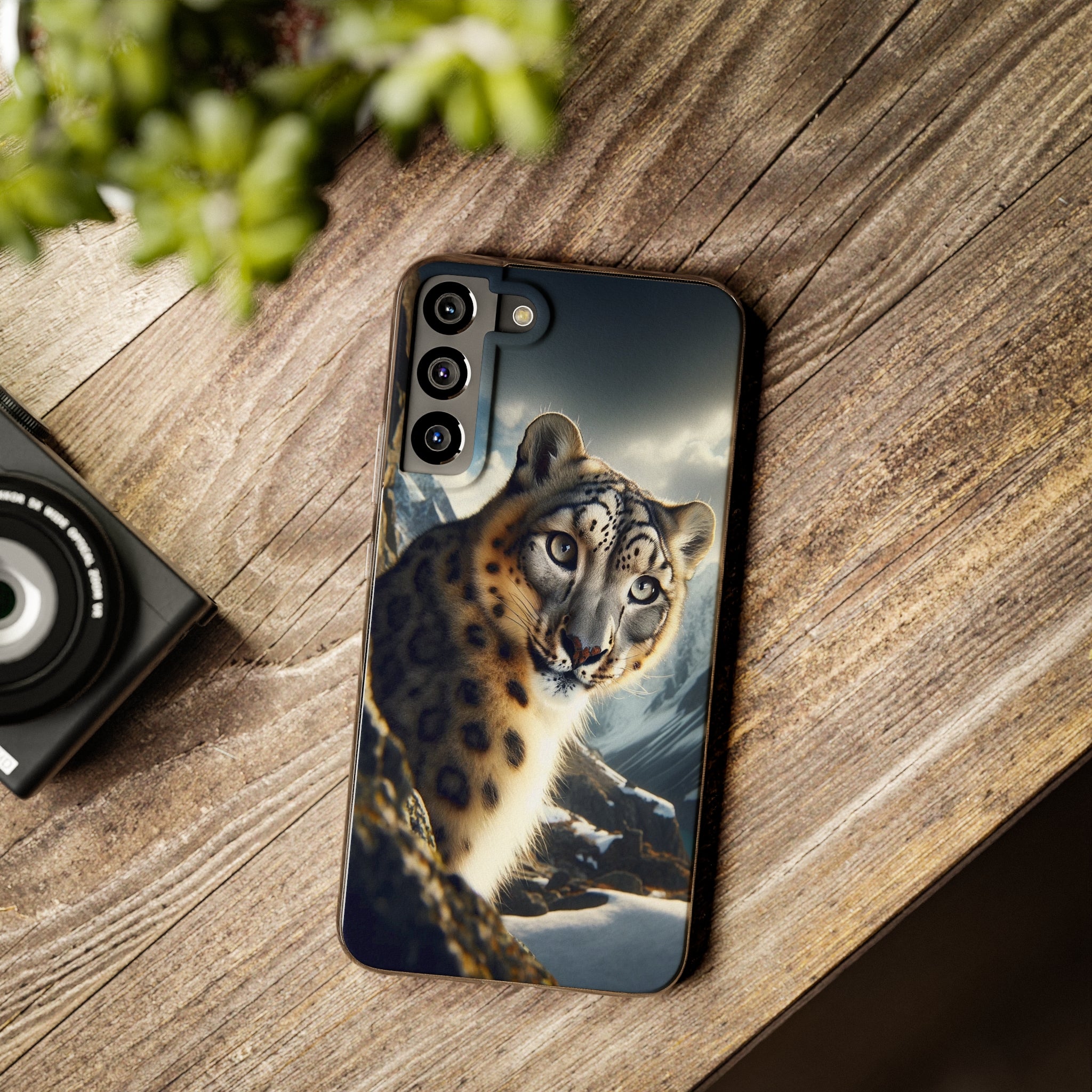 Snow Leopard - Soft Phone Case