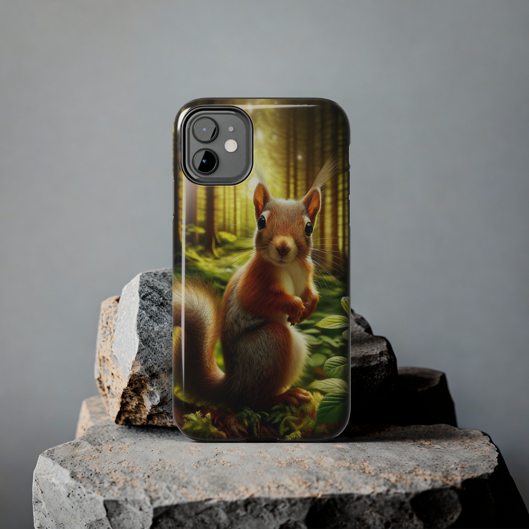 Curious squirrel - Tough Phone Case