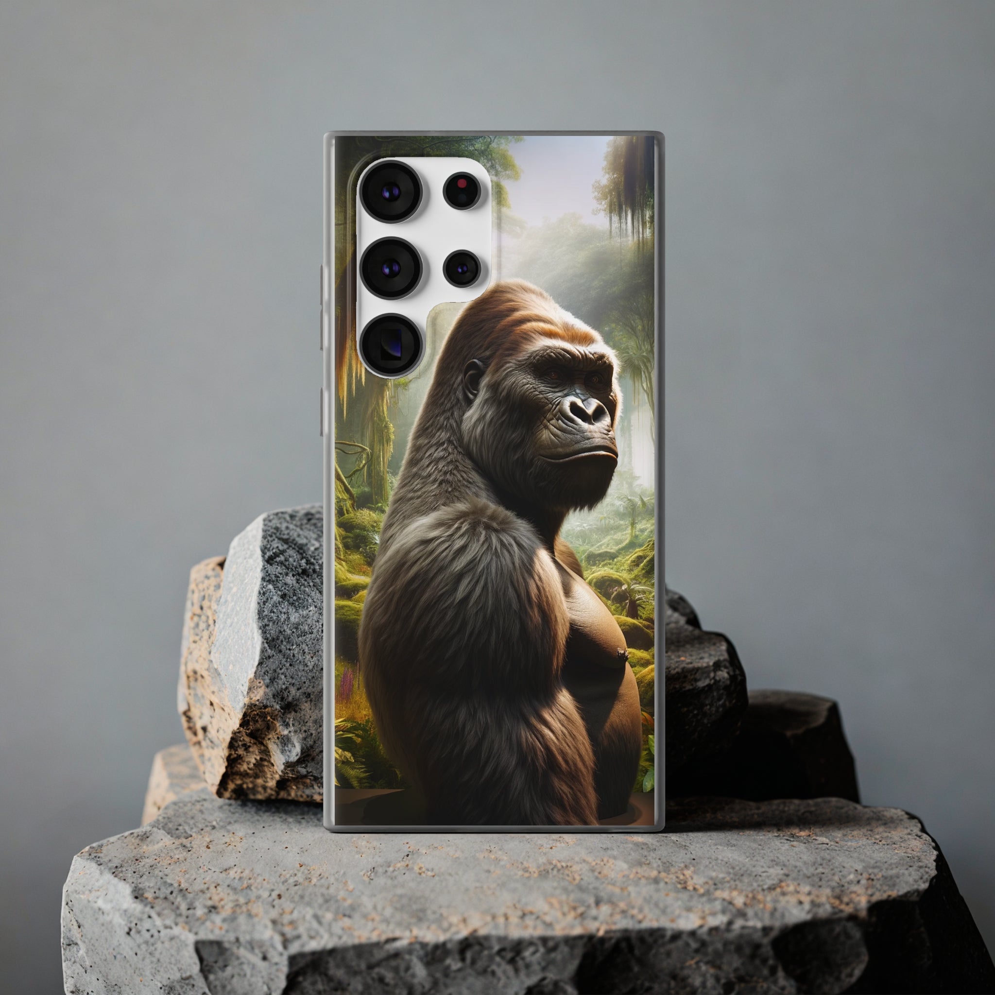 Curious Gorilla - Flexi Case (for Samsung only)