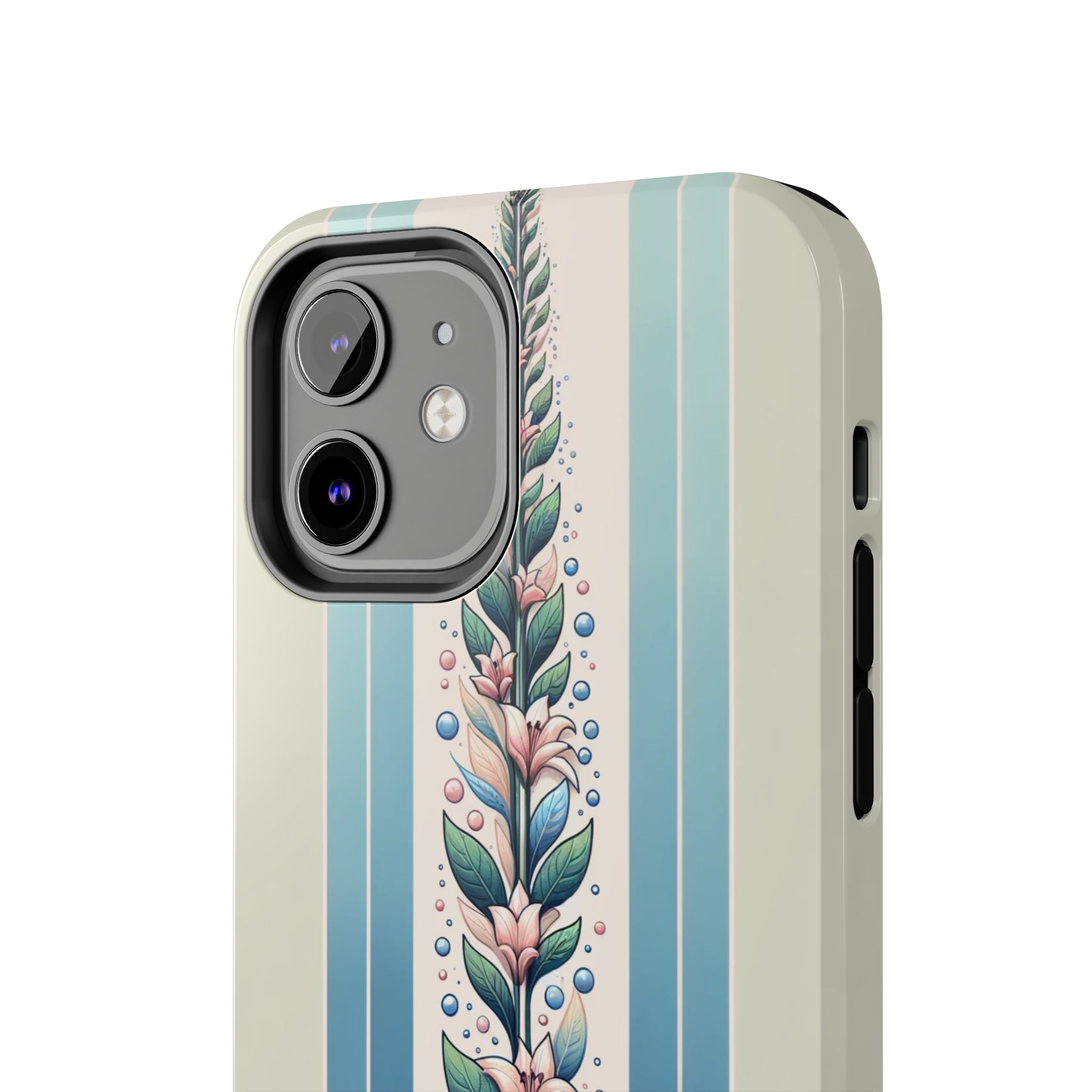 Lilies and leaves - Tough Phone Case