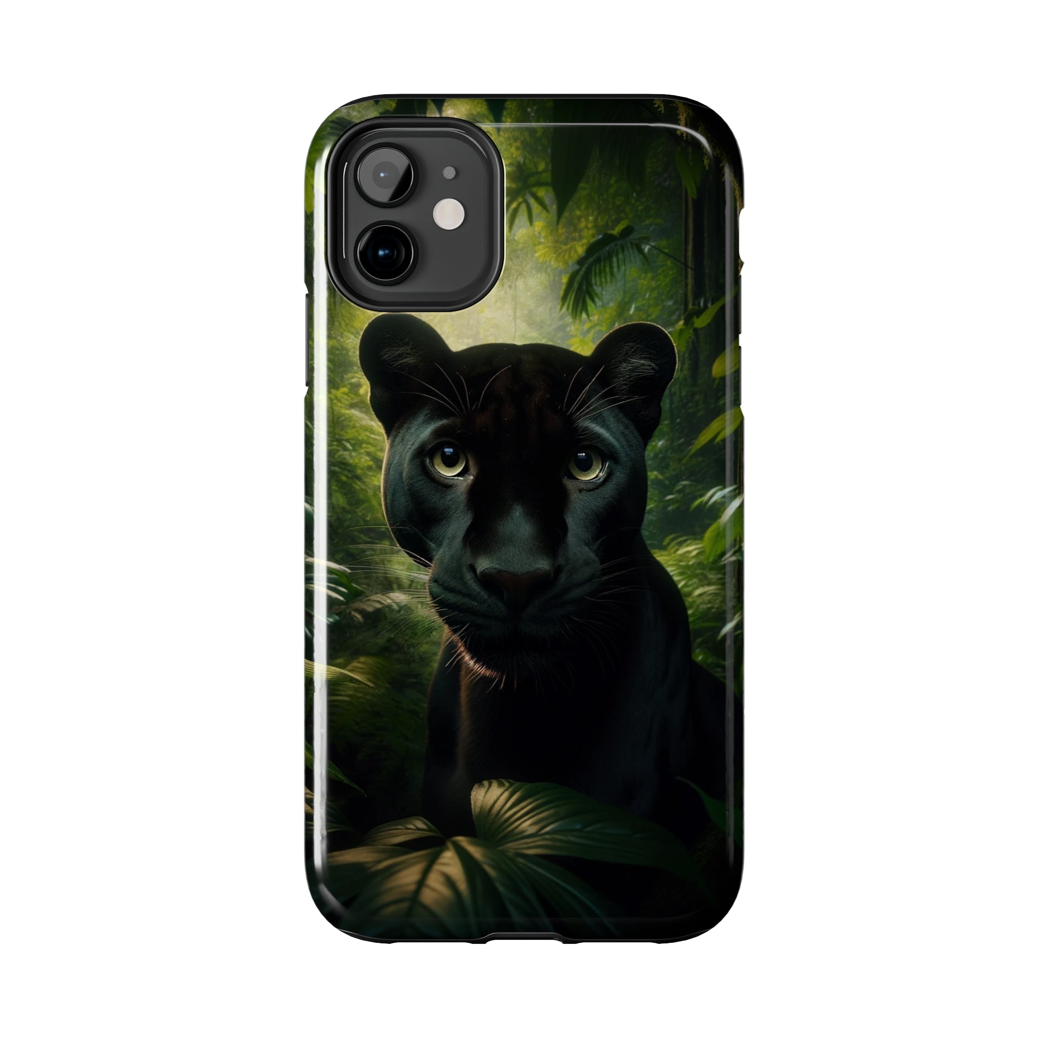 Curious black panther - Tough Phone Case