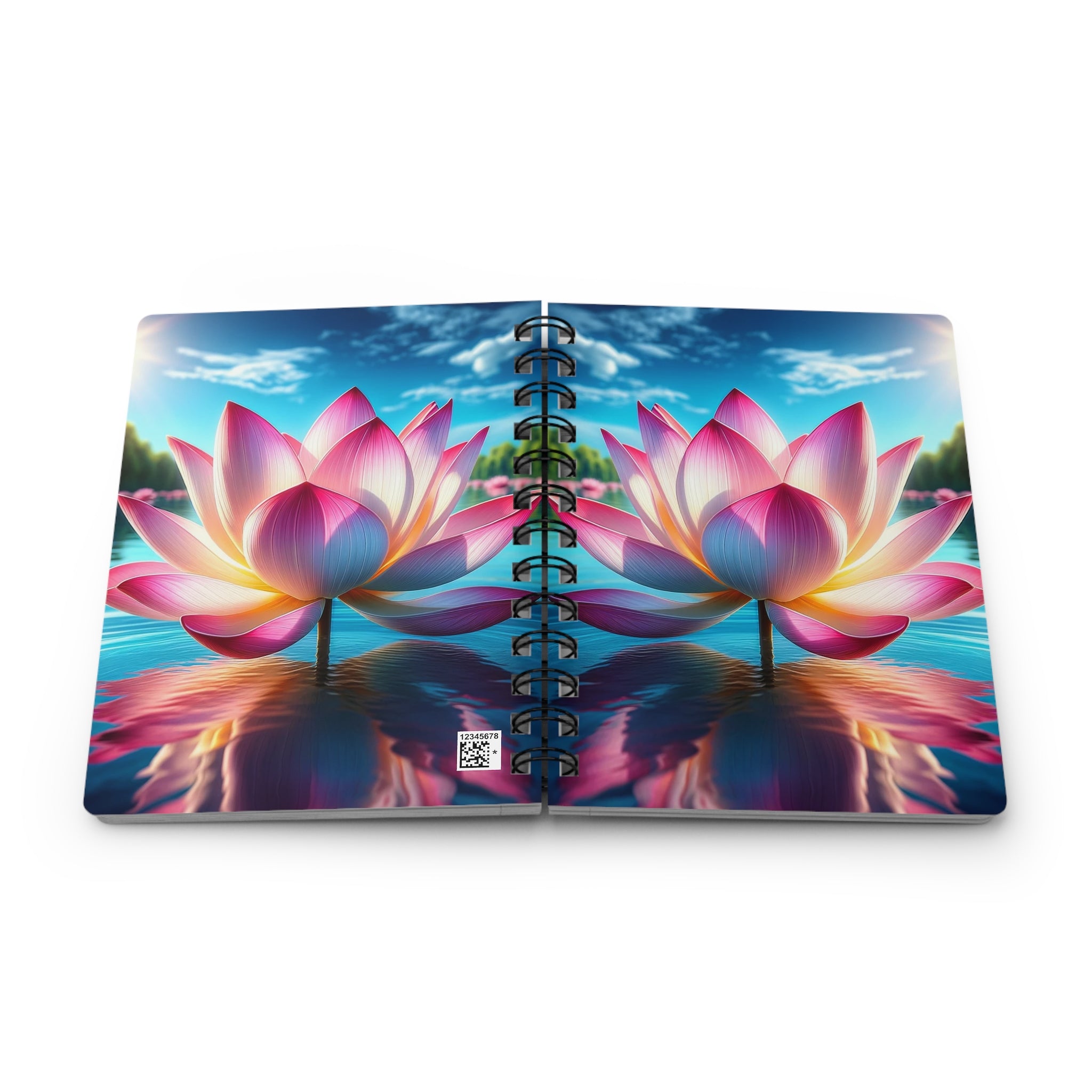 Lotus flower - Spiral Notebook