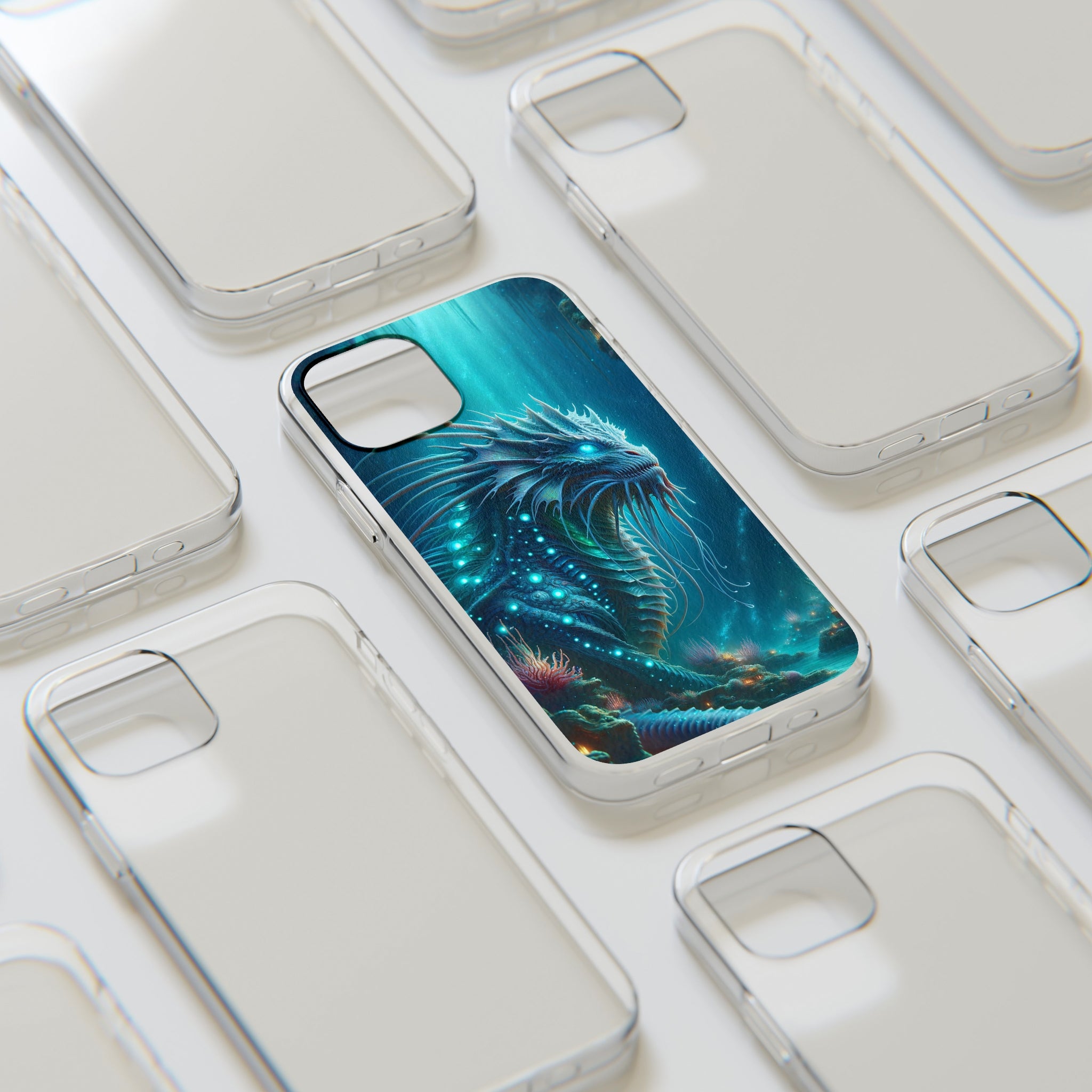 Sea monster - Soft Phone Case