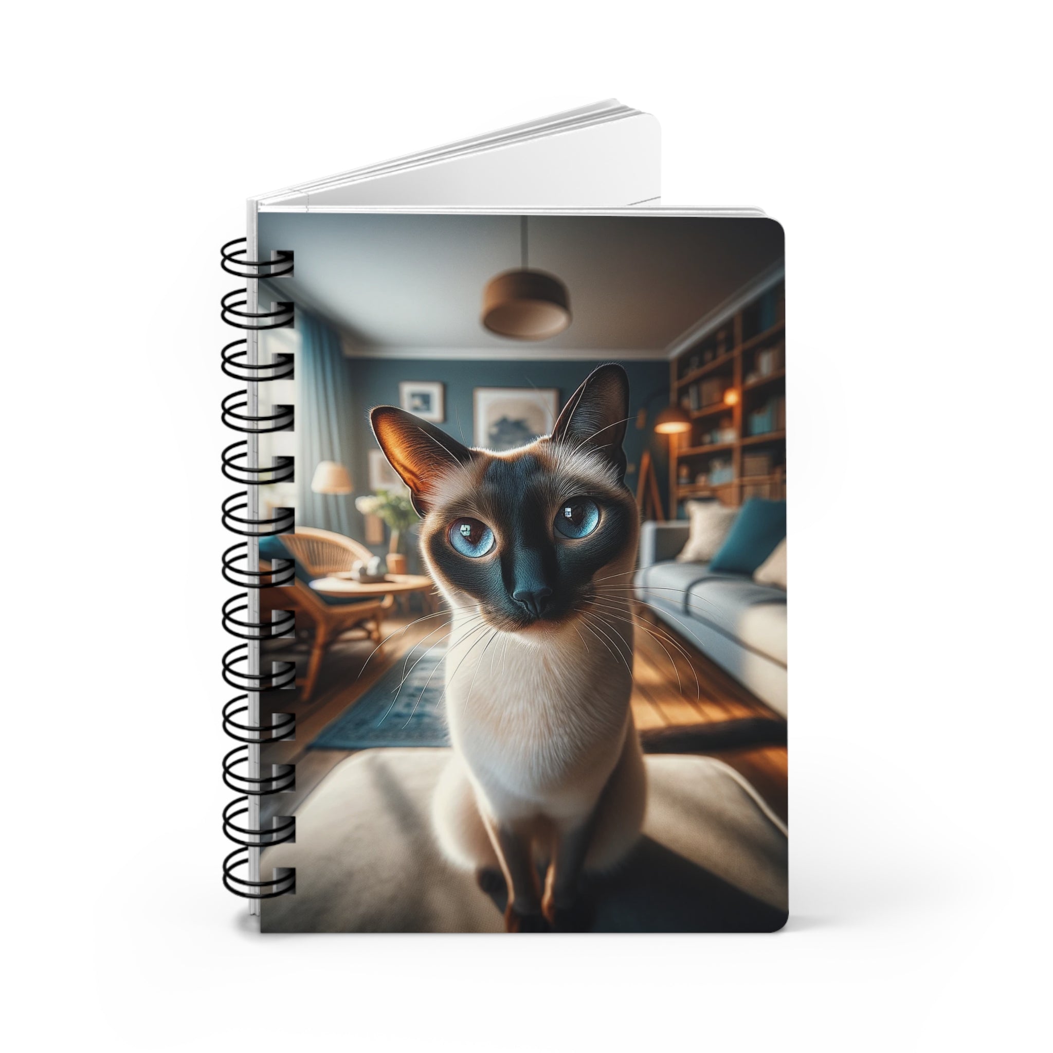 Siamese cat - Spiral Notebook