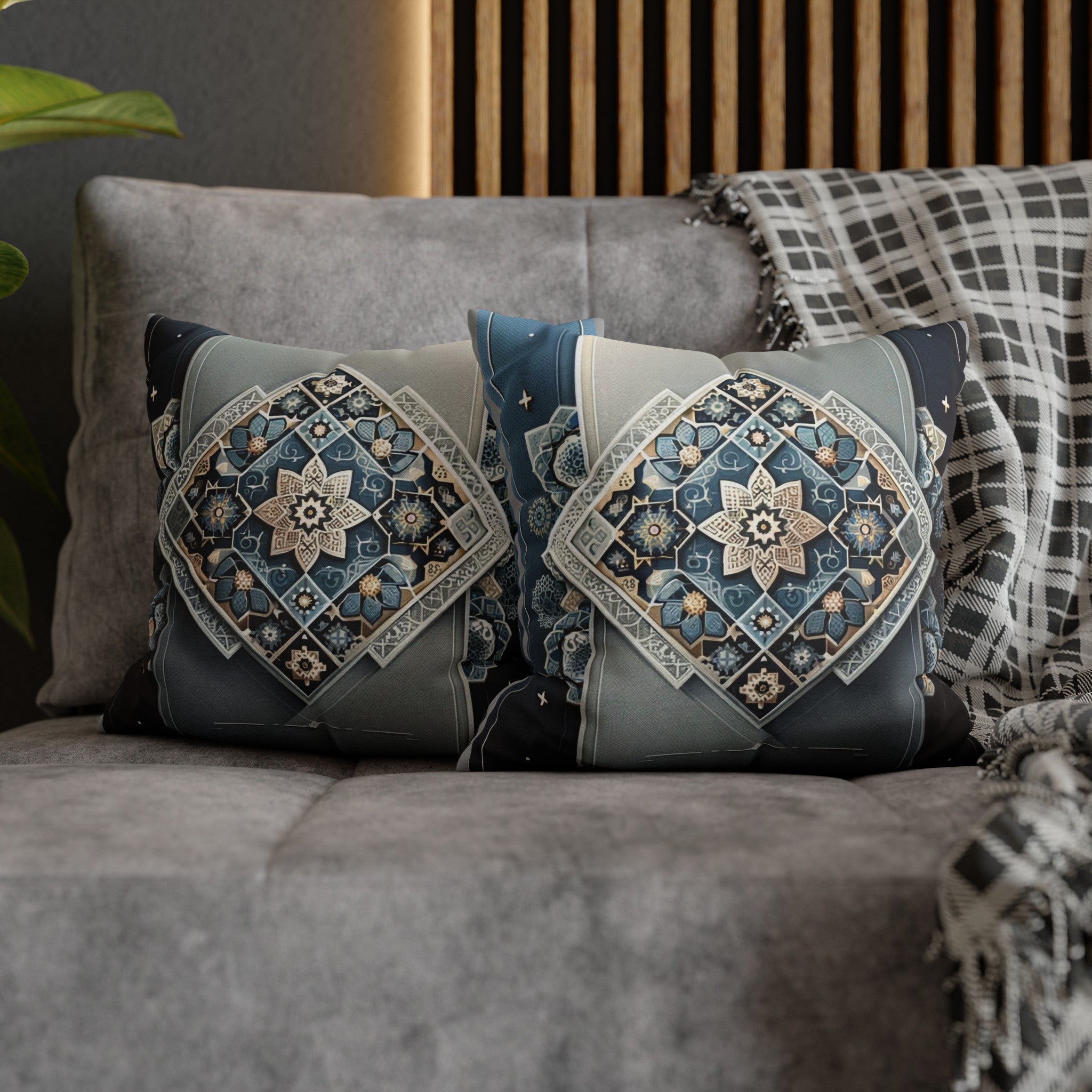 Islamic Art 7 - Polyester Square Pillowcase