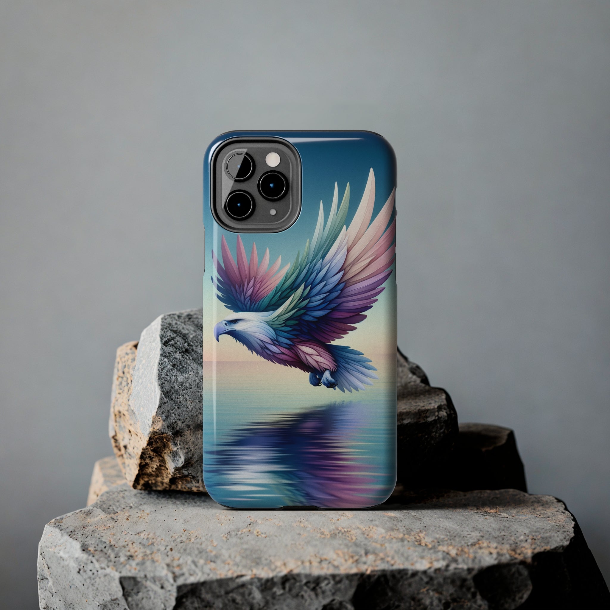 Eagle with colourful feathers - Tough Phone Case