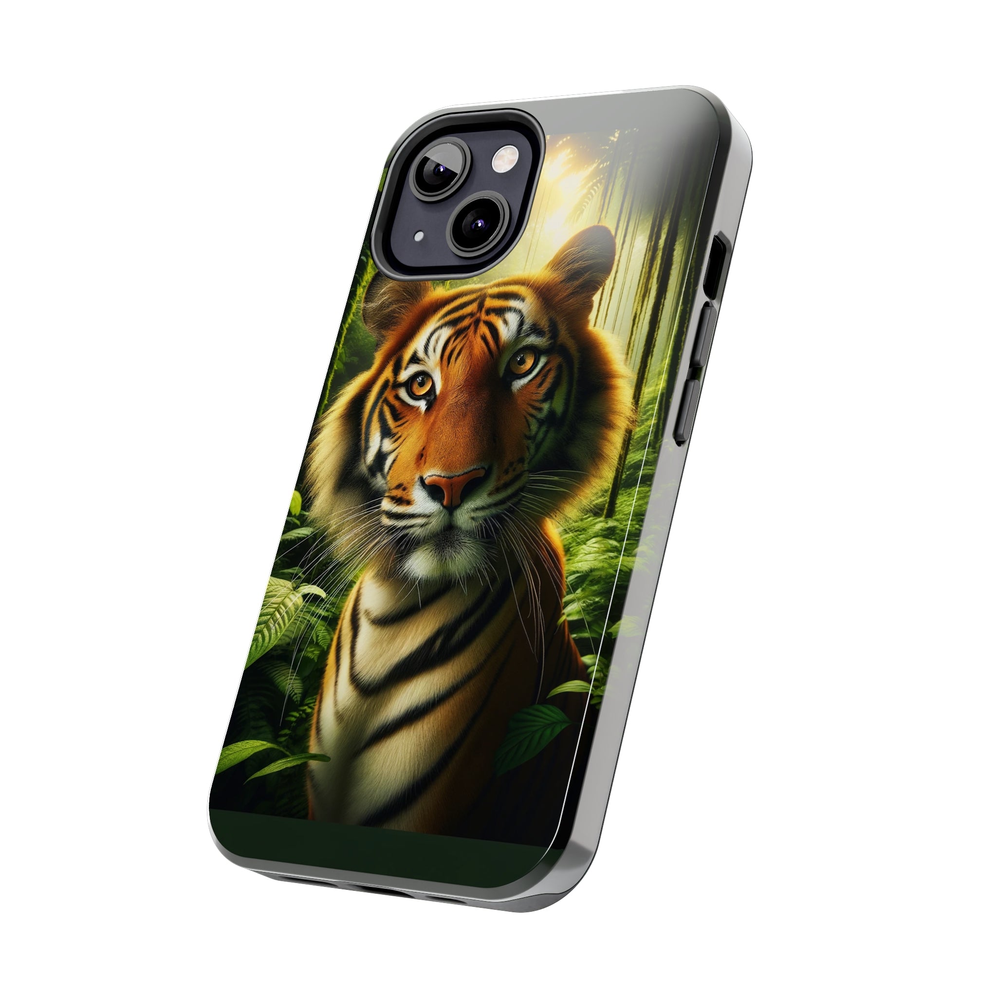 Curious Tiger - Tough Phone Case