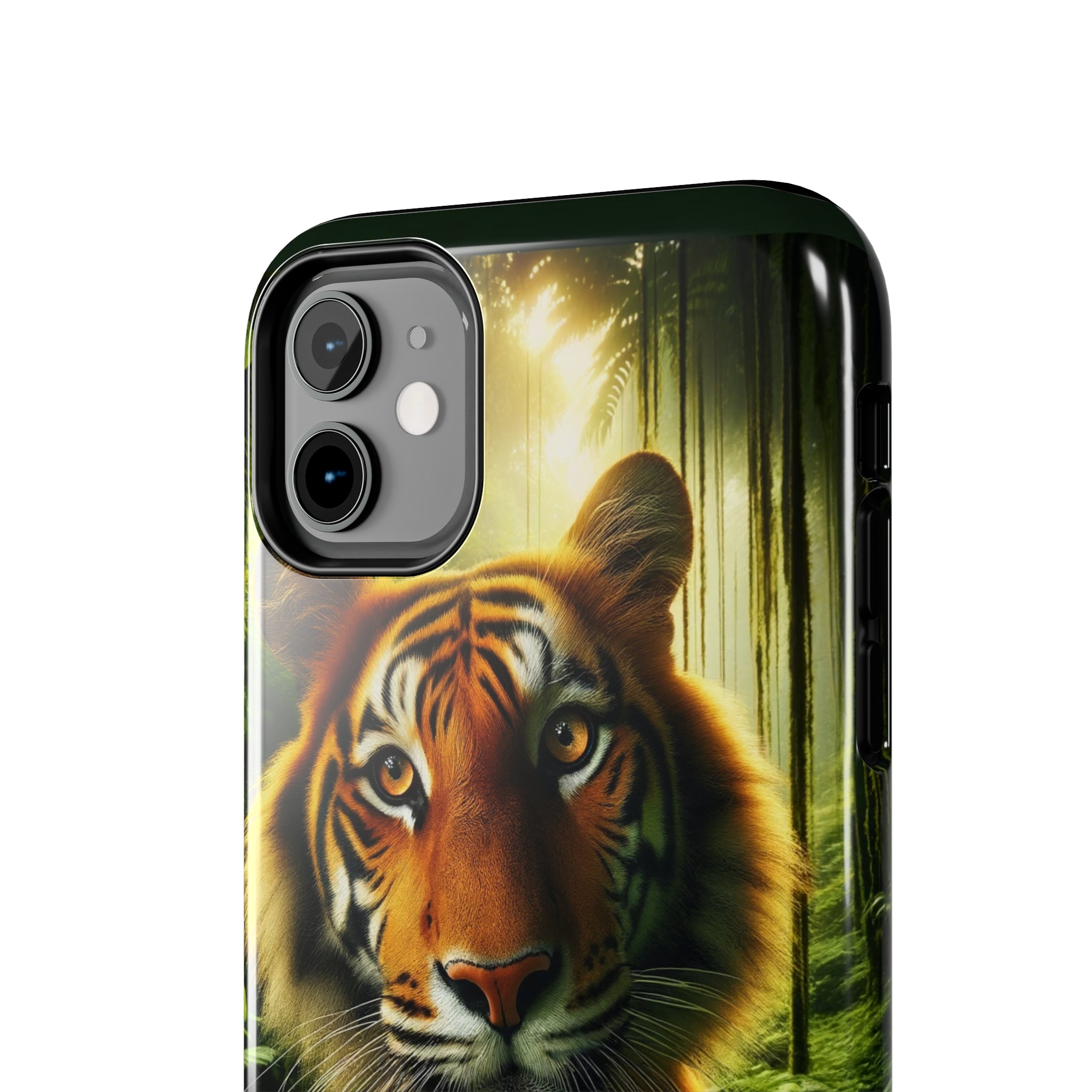 Curious Tiger - Tough Phone Case