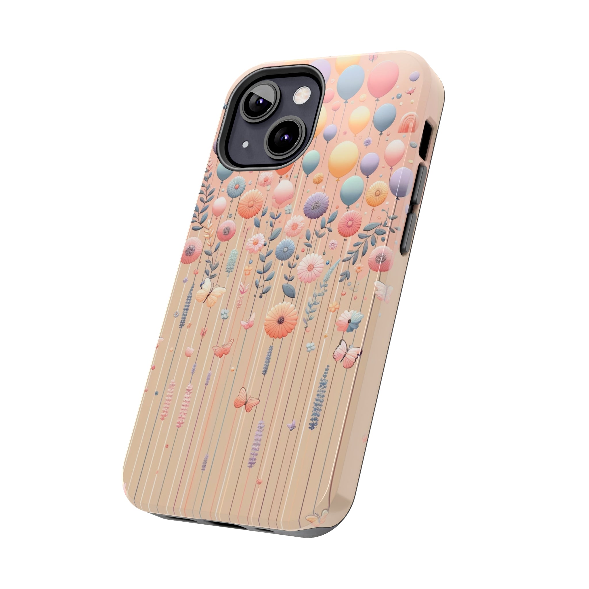 Balloons and flowers - Tough Phone Case