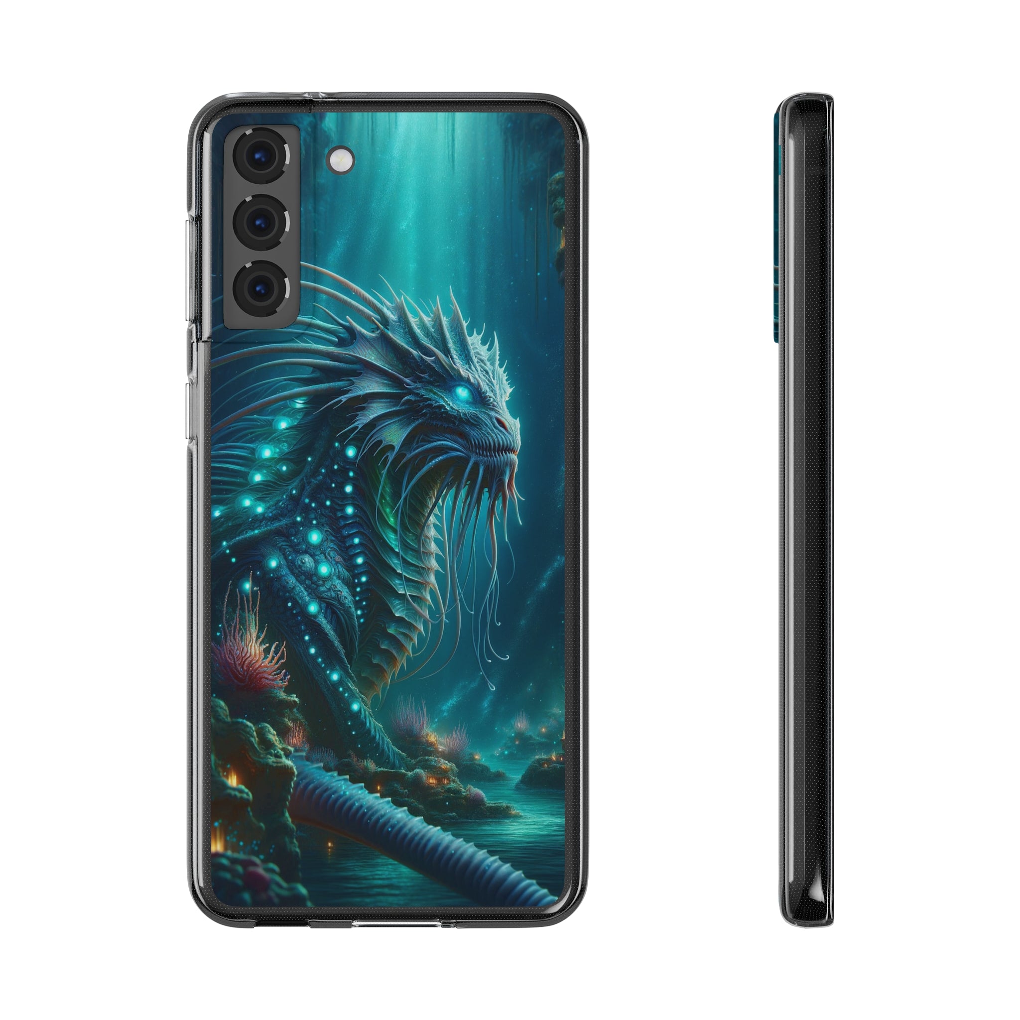 Sea monster - Soft Phone Case