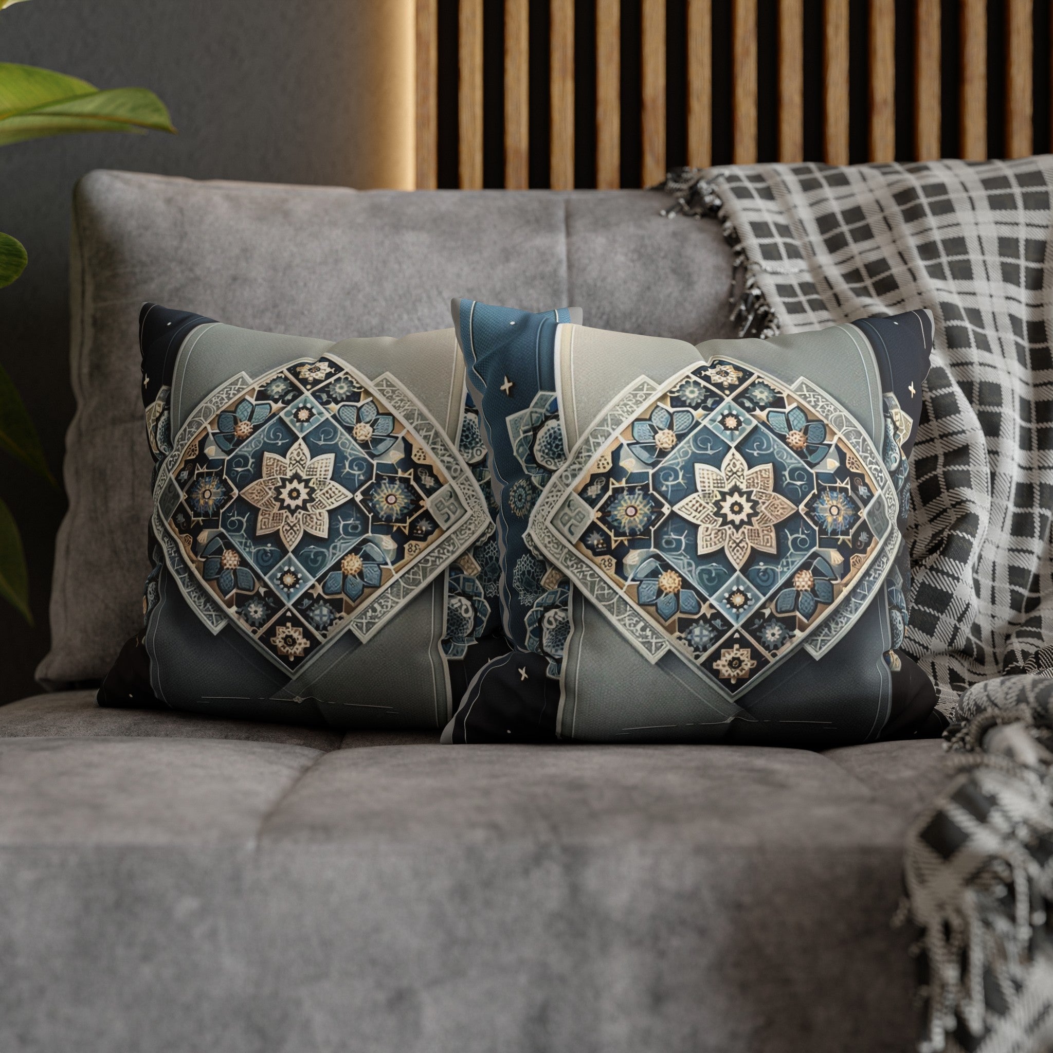 Islamic Art (7) - Suede Square Pillowcase