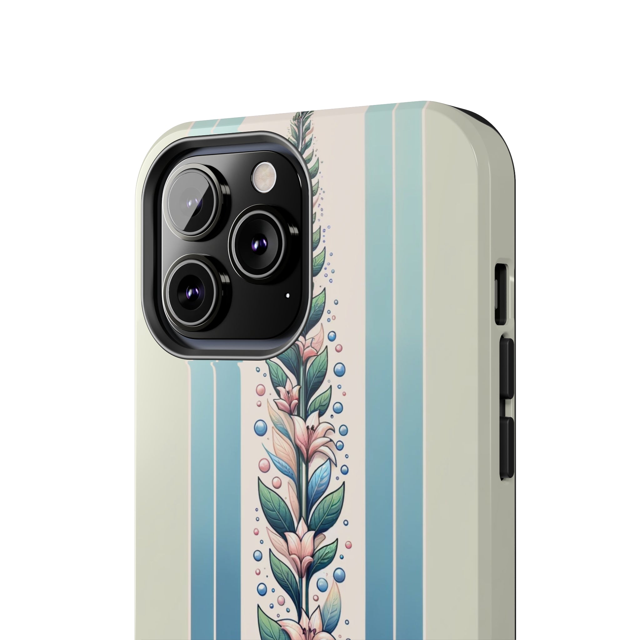 Lilies and leaves - Tough Phone Case