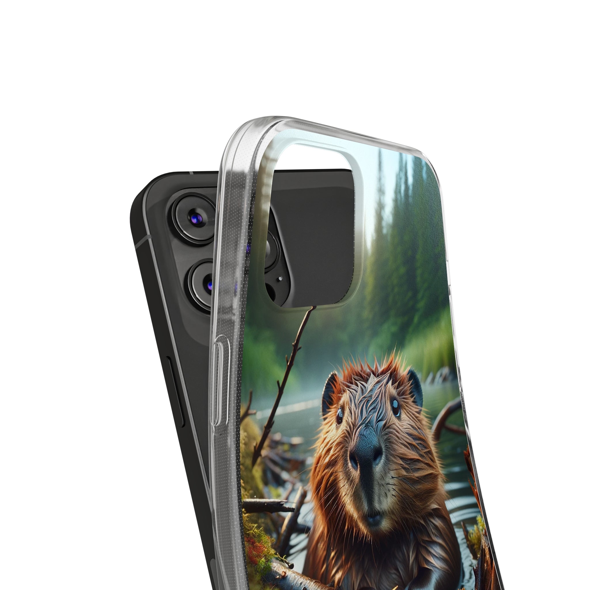 Curious Beaver - Soft Phone Case