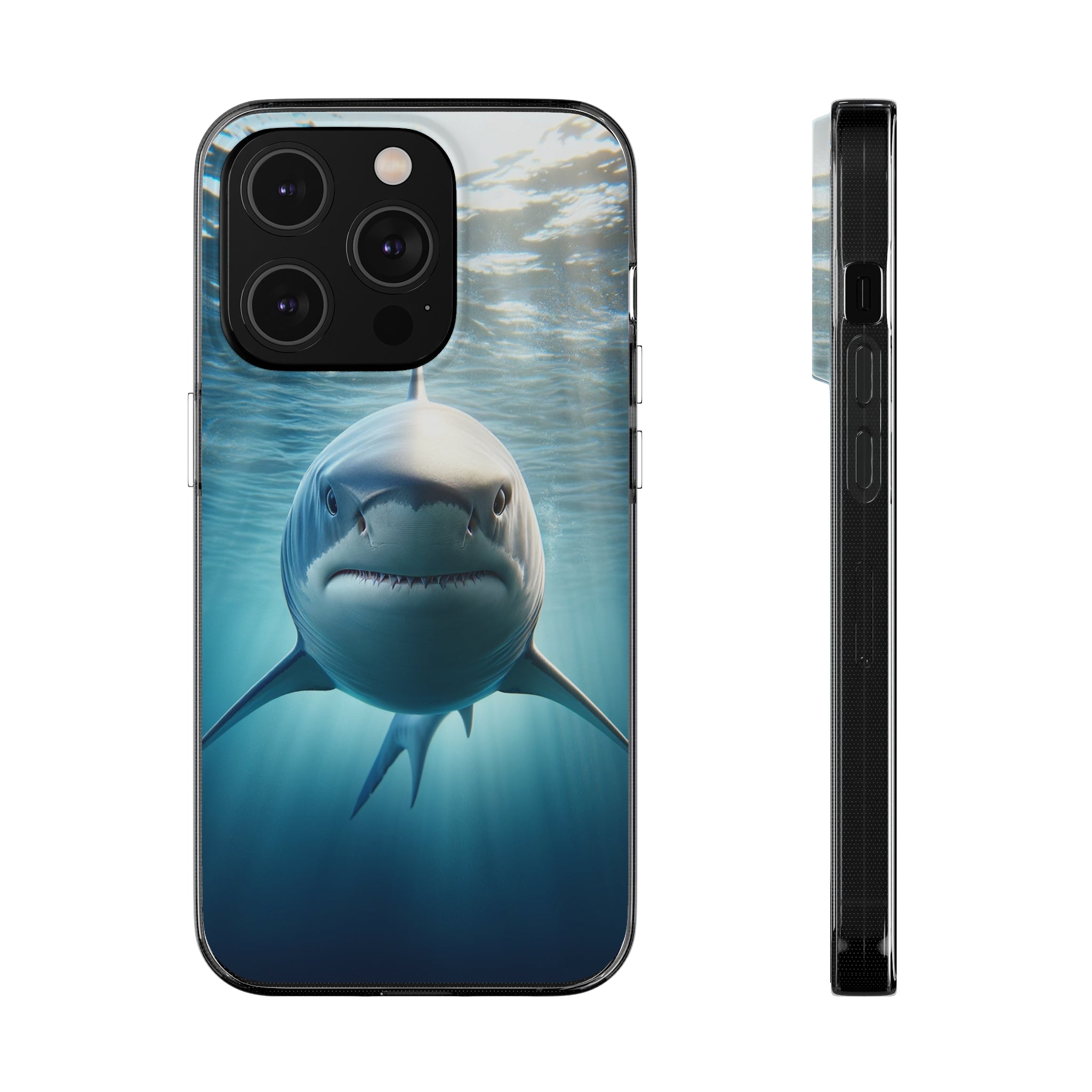 Curious Shark - Soft Phone Case