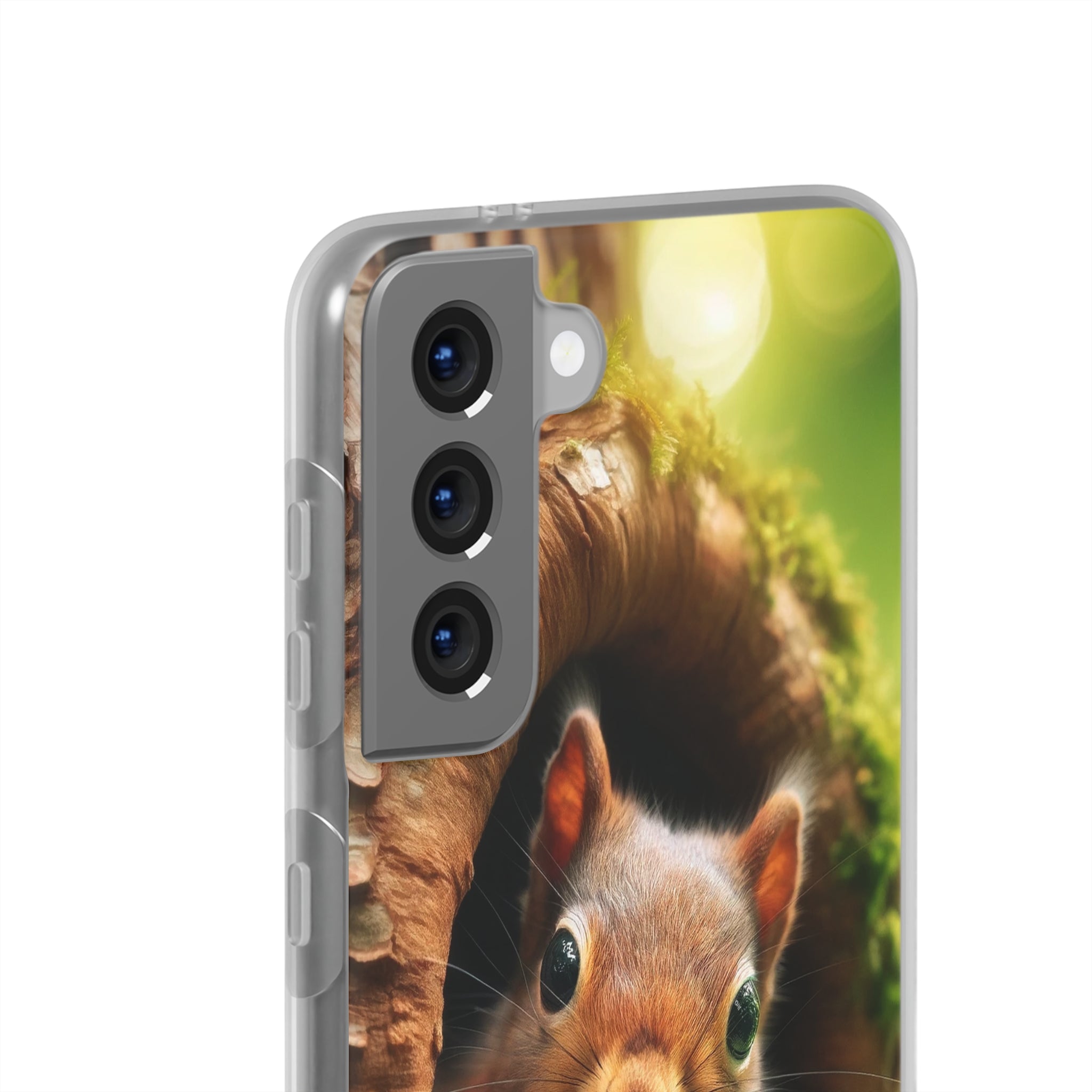 Squirrel in a treehole - Flexi Case (Samsung only)