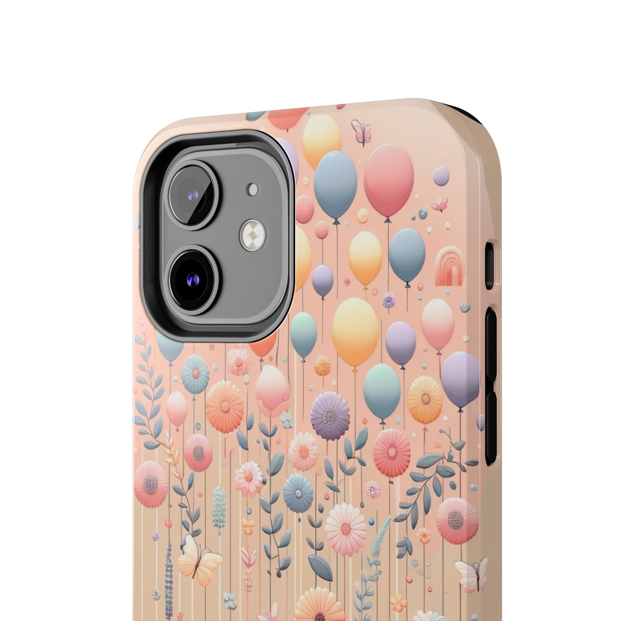 Balloons and flowers - Tough Phone Case