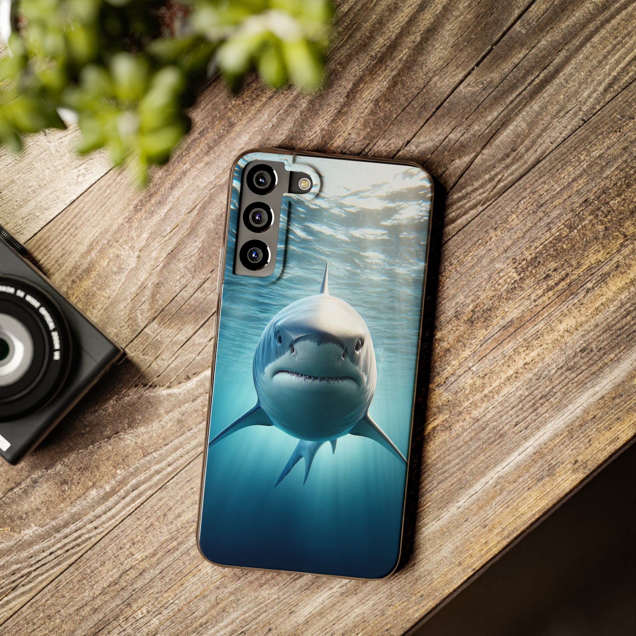 Curious Shark - Soft Phone Case