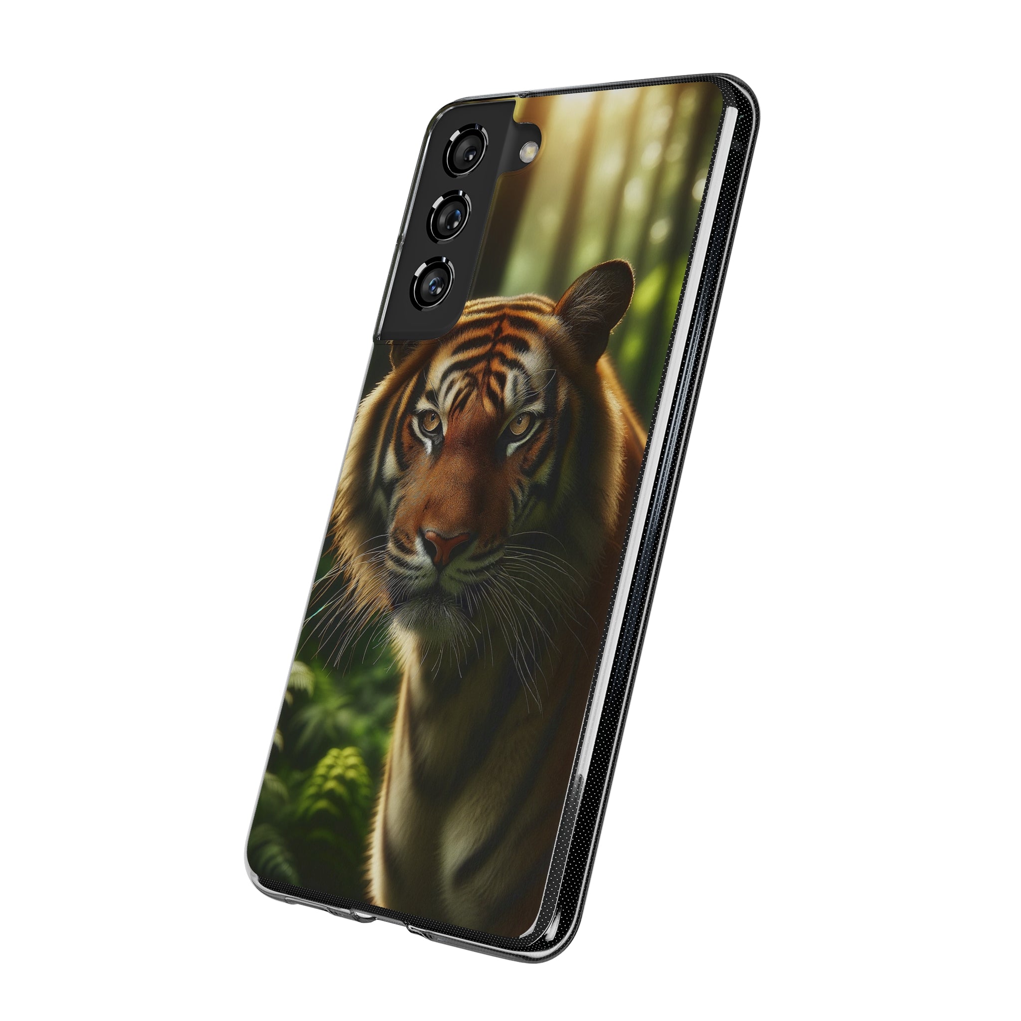 Curious Tiger - Soft Phone Case