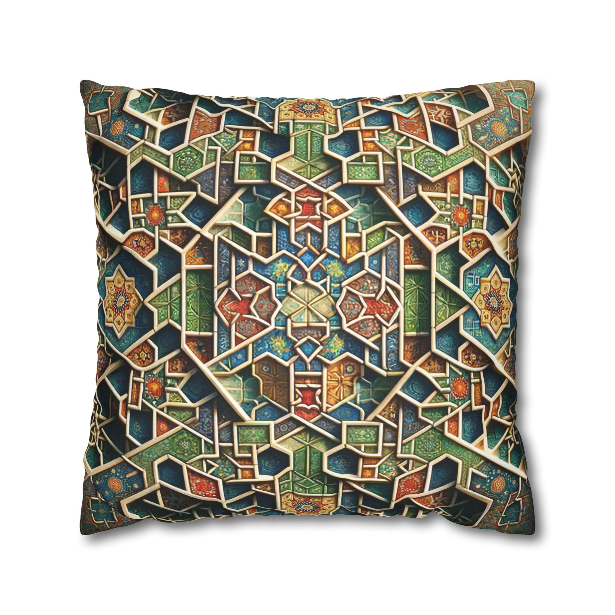 Persian Art (2) - Suede Square Pillowcase