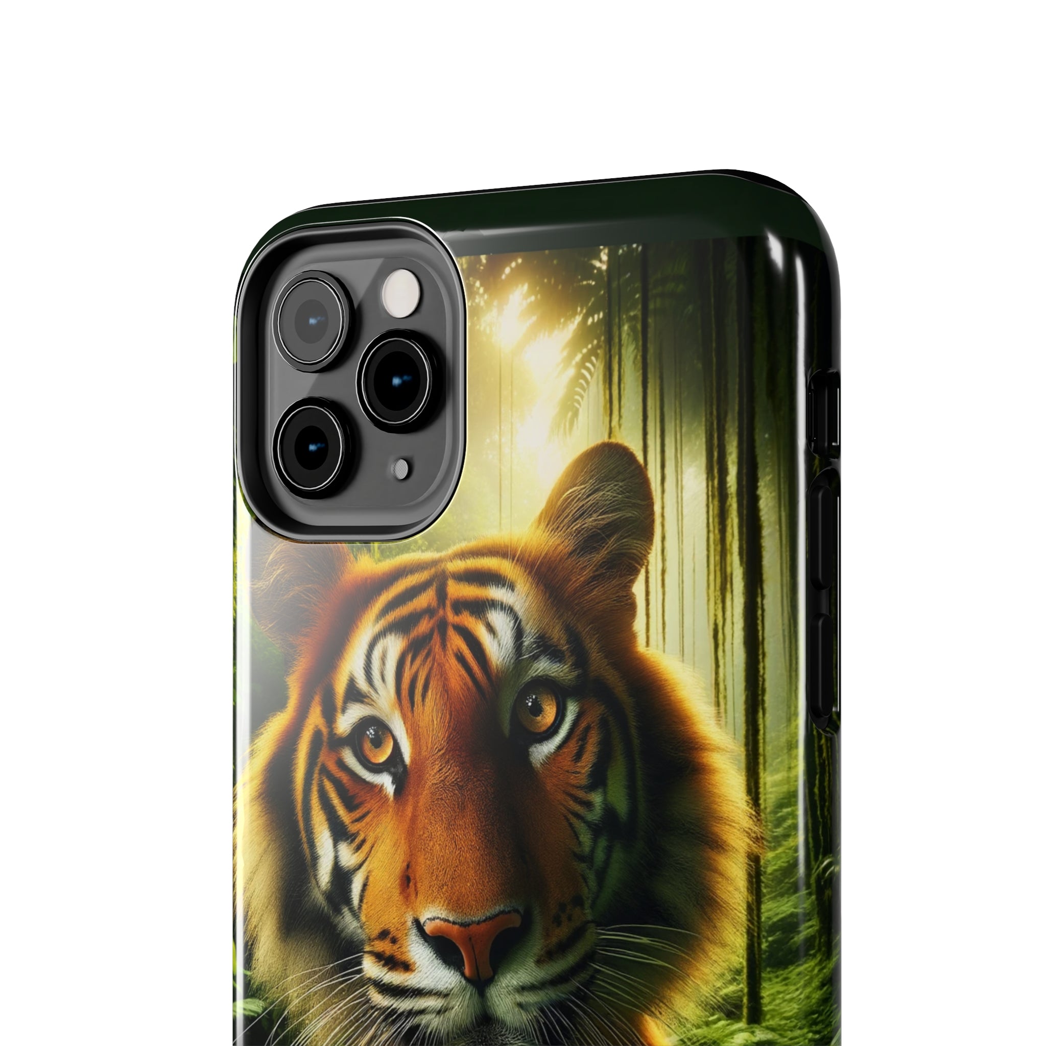 Curious Tiger - Tough Phone Case