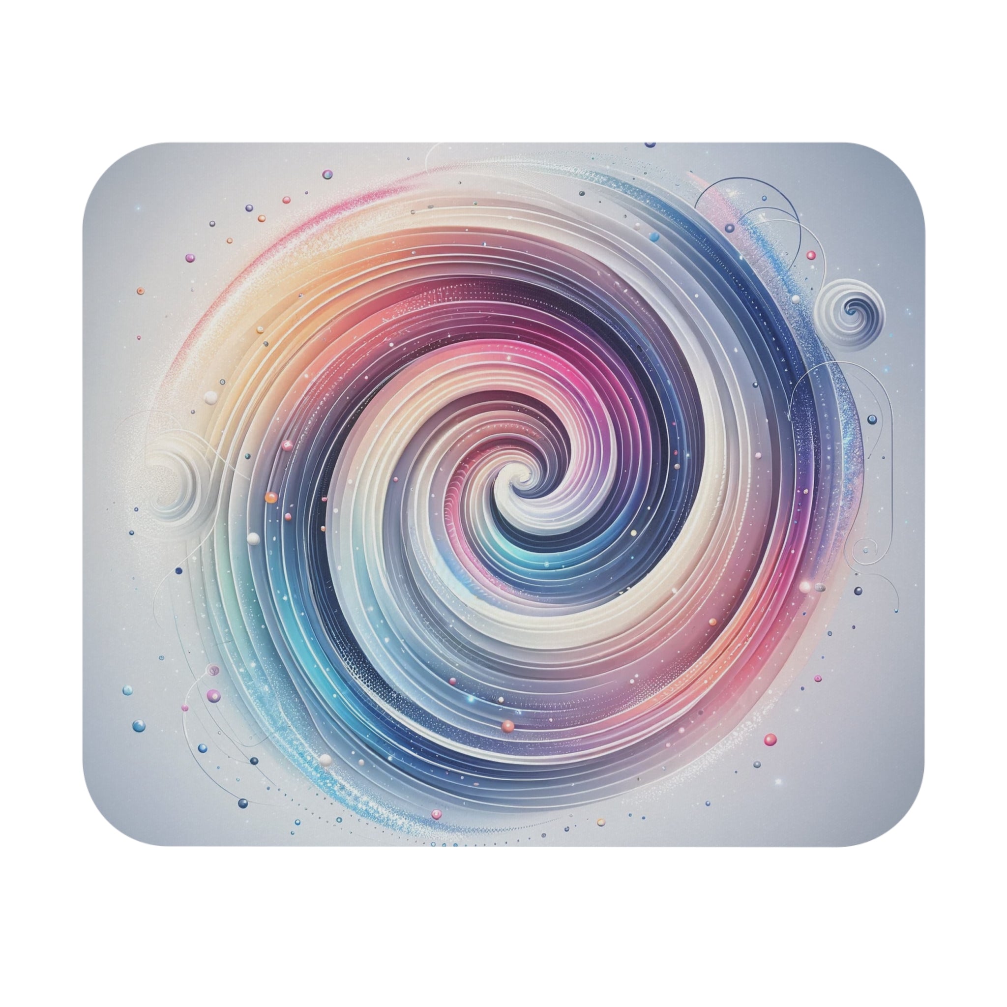 Spiral with grey background -Mouse Pad (Rectangle)