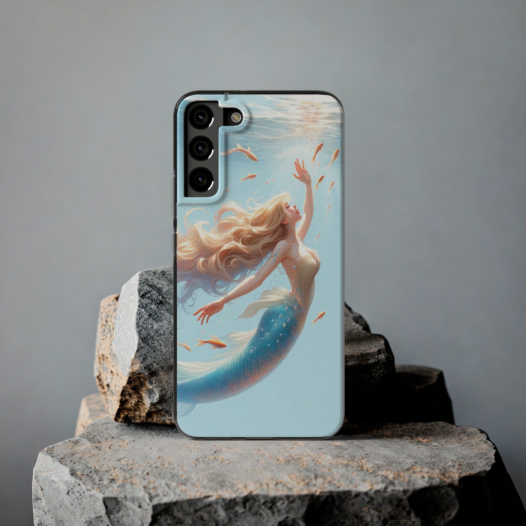 Blond Mermaid - Soft Phone Case