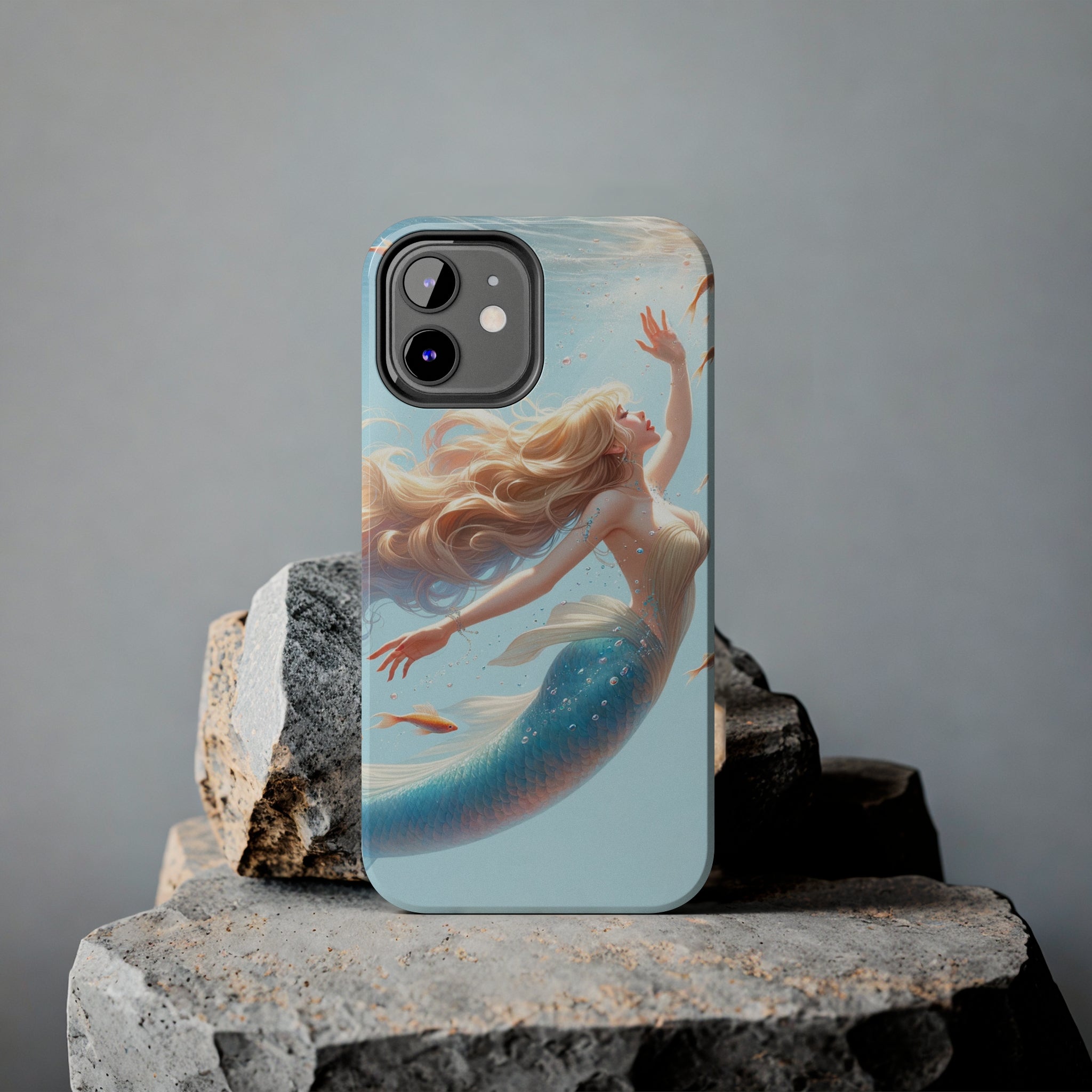 Blond mermaid - Tough Phone Case