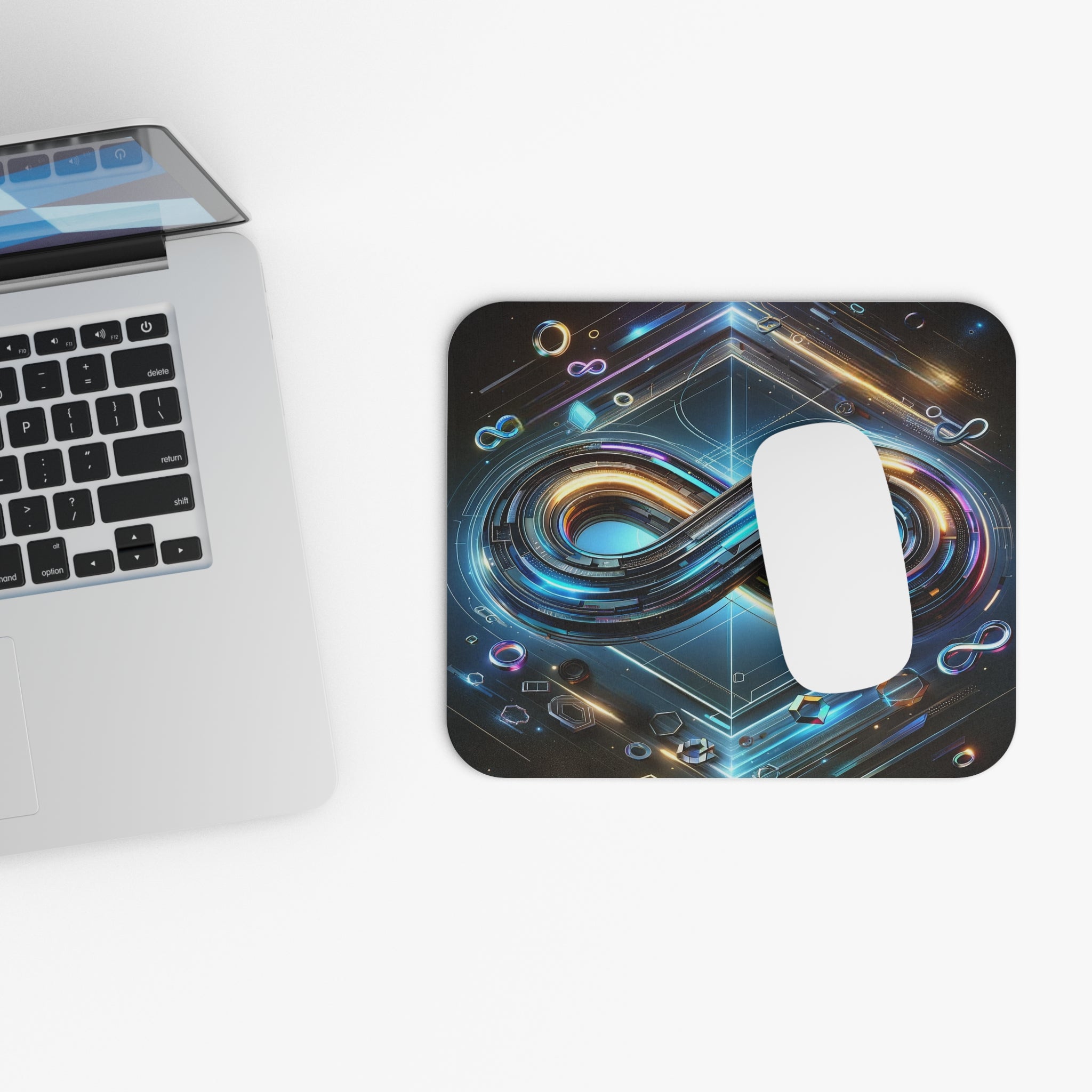 Techy infinity design  - Mouse Pad (Rectangle)