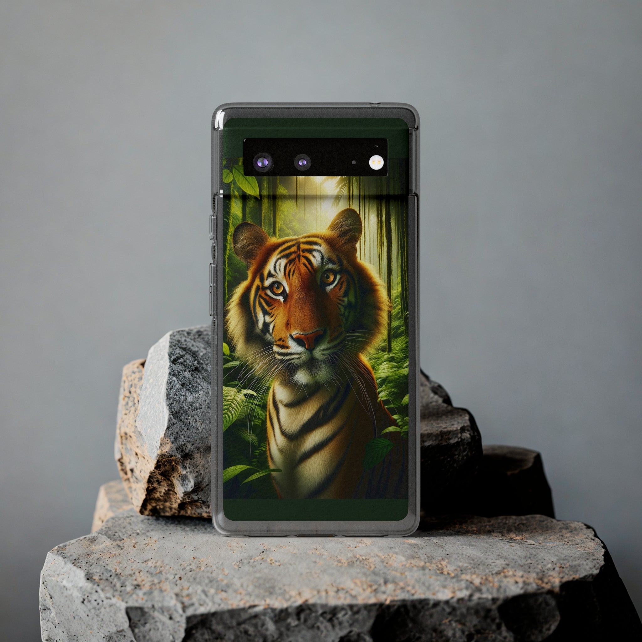 Curious Tiger - Soft Phone Cases