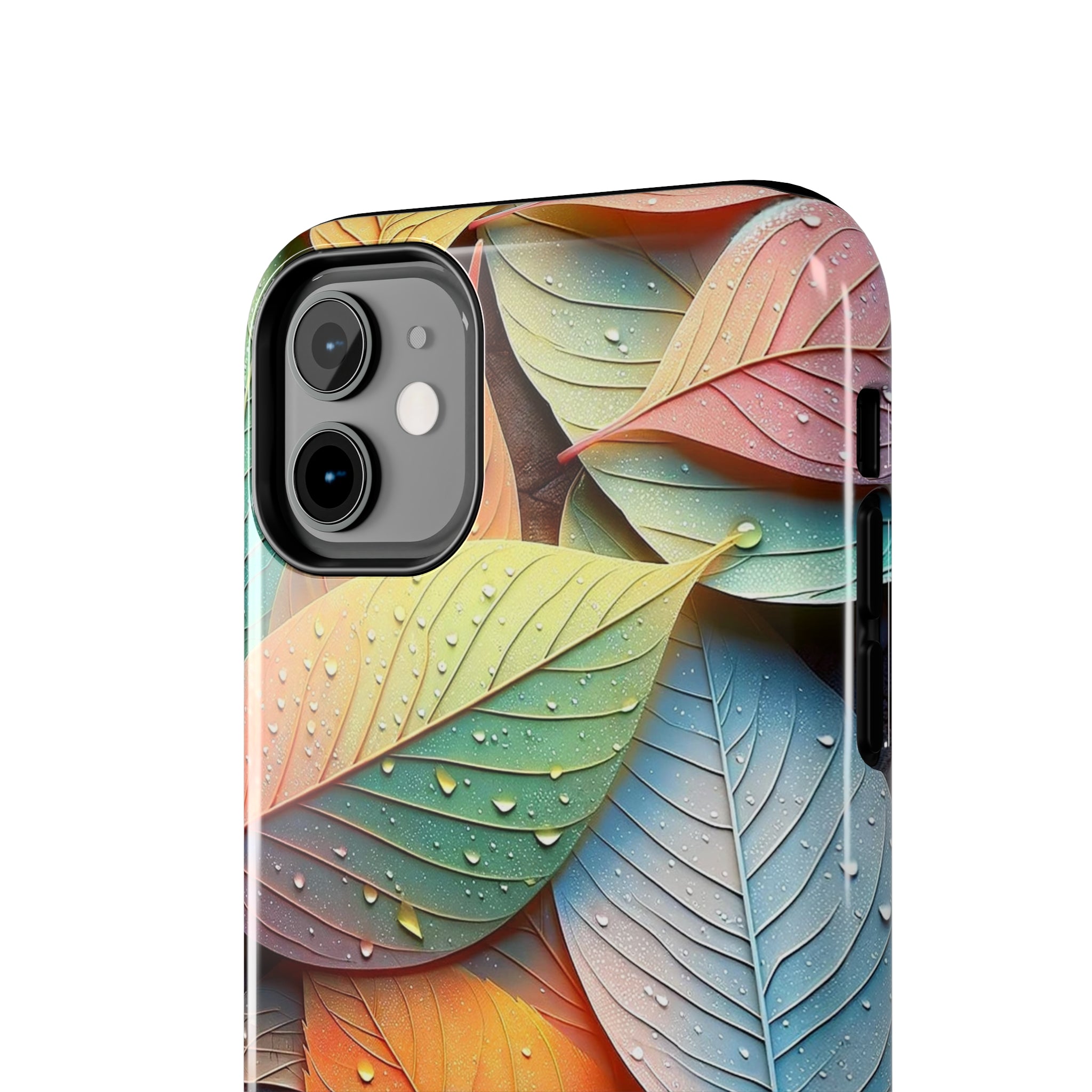 Pastel coloured leaves - Tough Phone Case