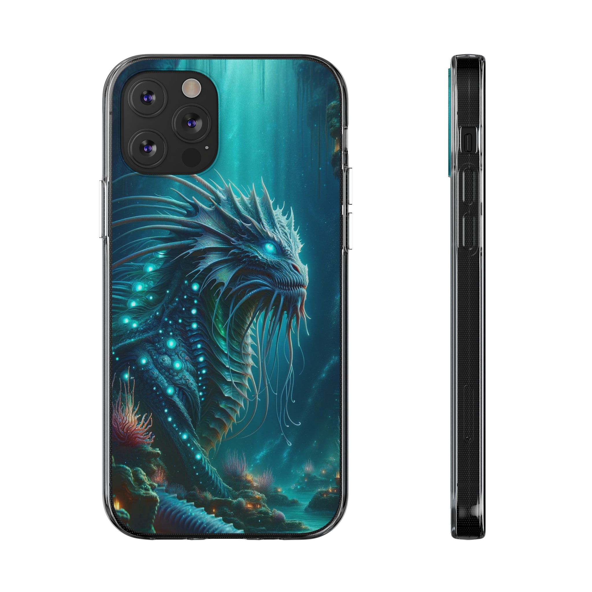 Sea monster - Soft Phone Case