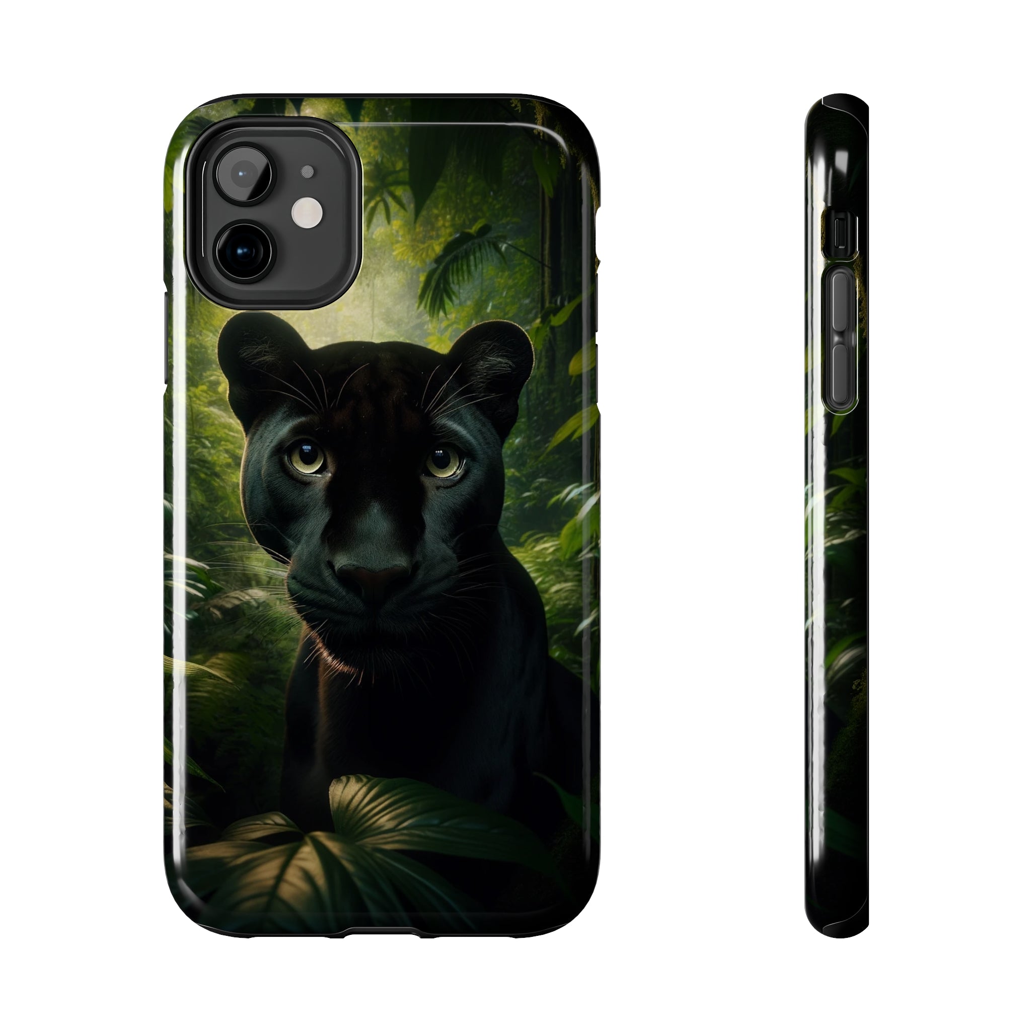 Curious black panther - Tough Phone Case