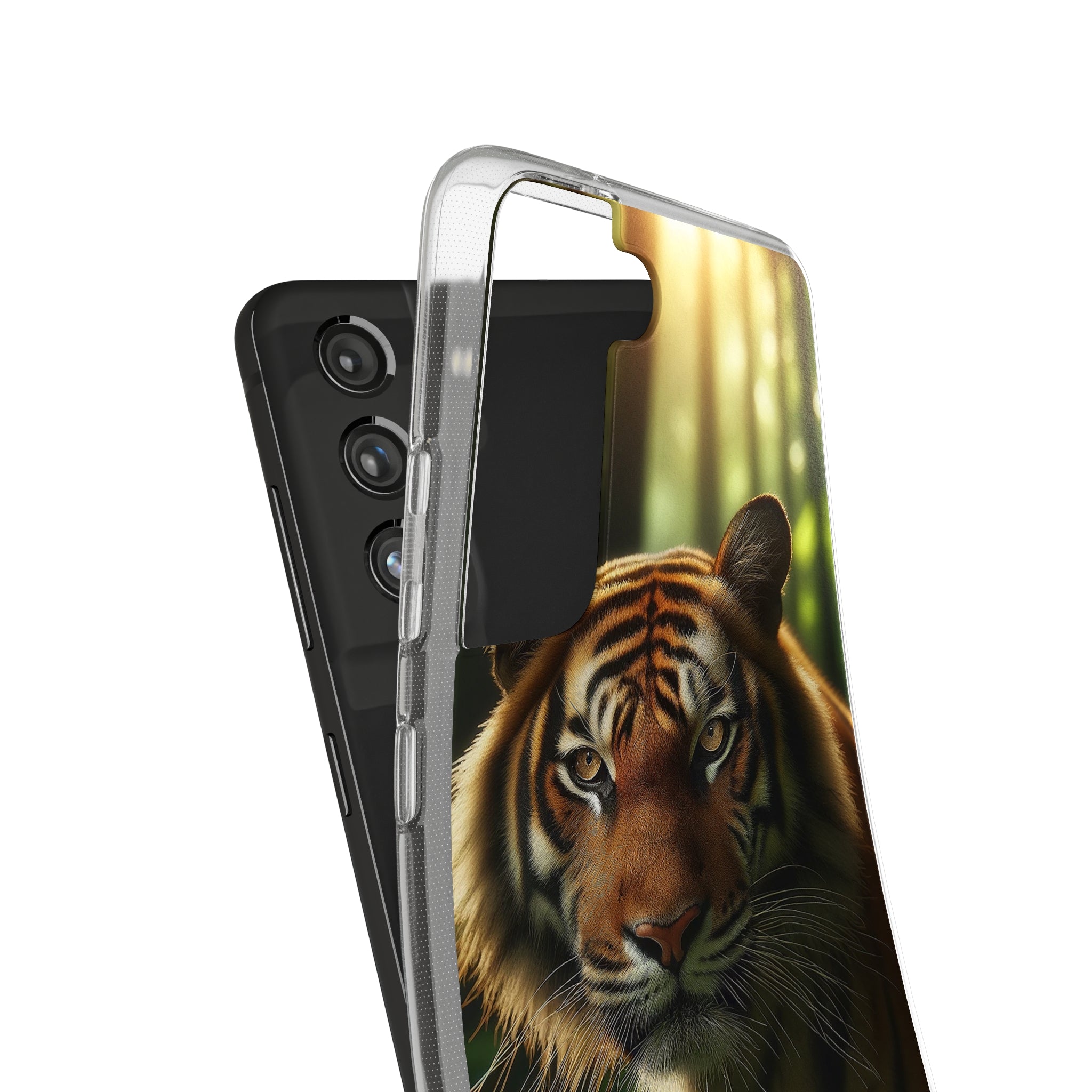 Curious Tiger - Soft Phone Case