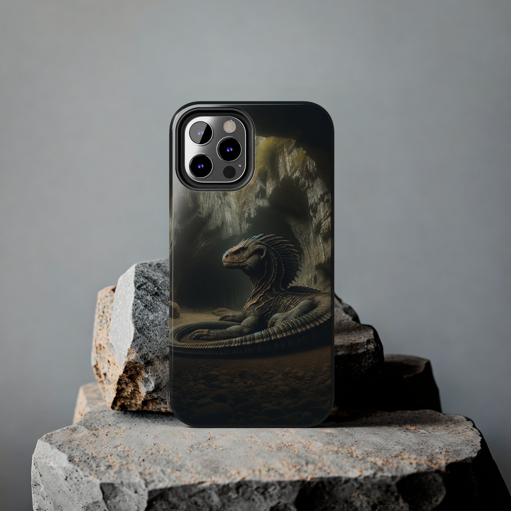 Basilisk in a cave - Tough Phone Case