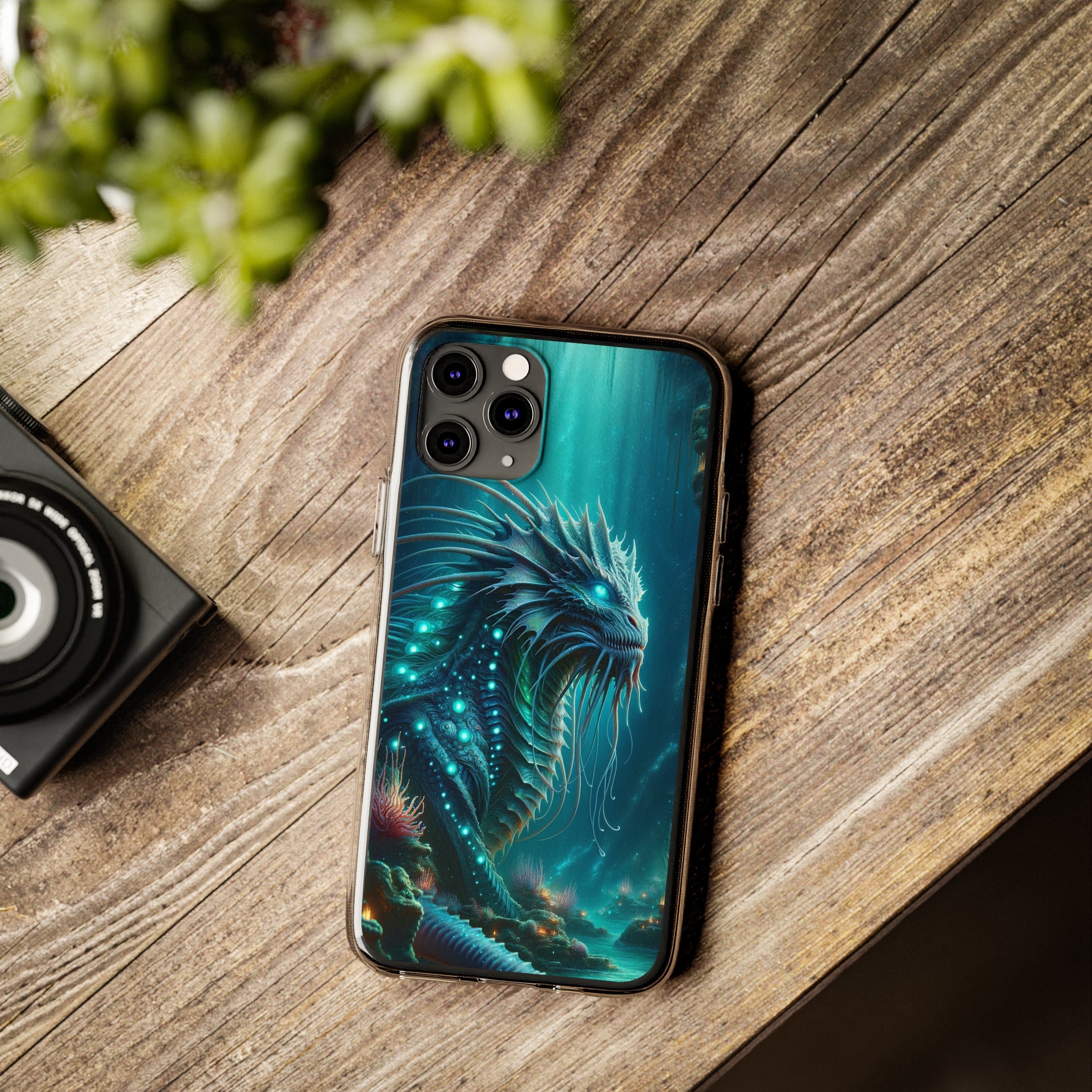 Sea monster - Soft Phone Case