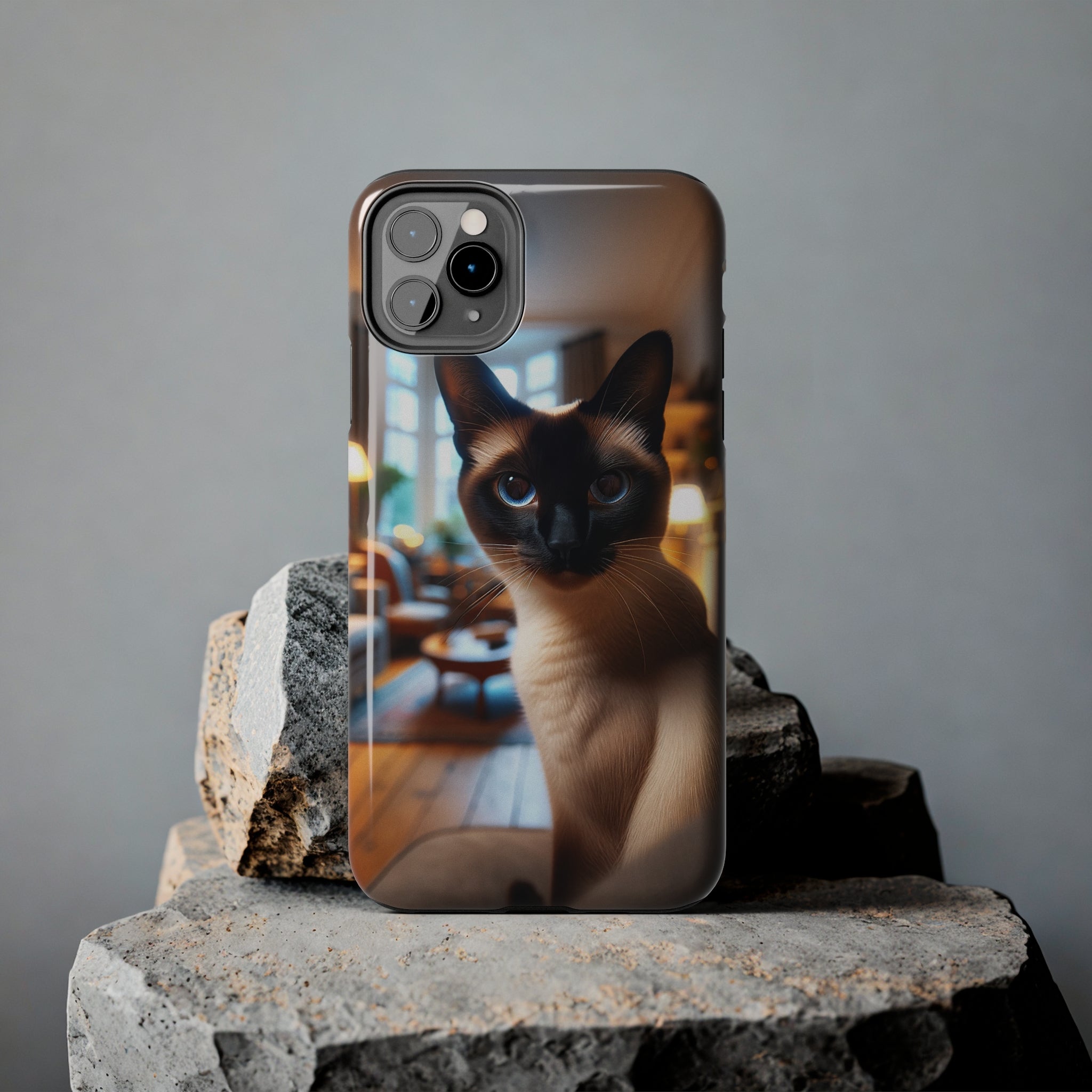 Curious cat - Tough Phone Case