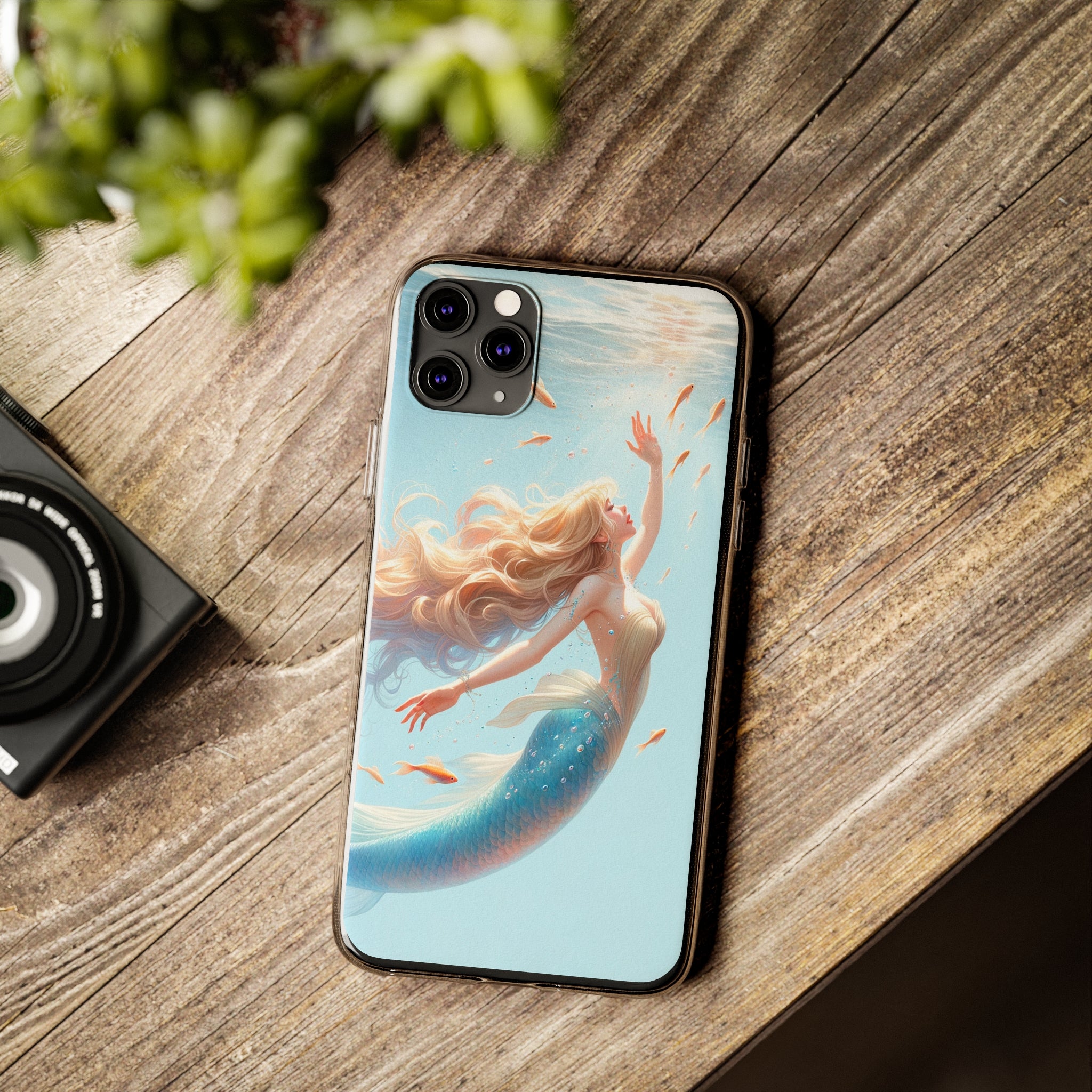 Blond Mermaid - Soft Phone Case