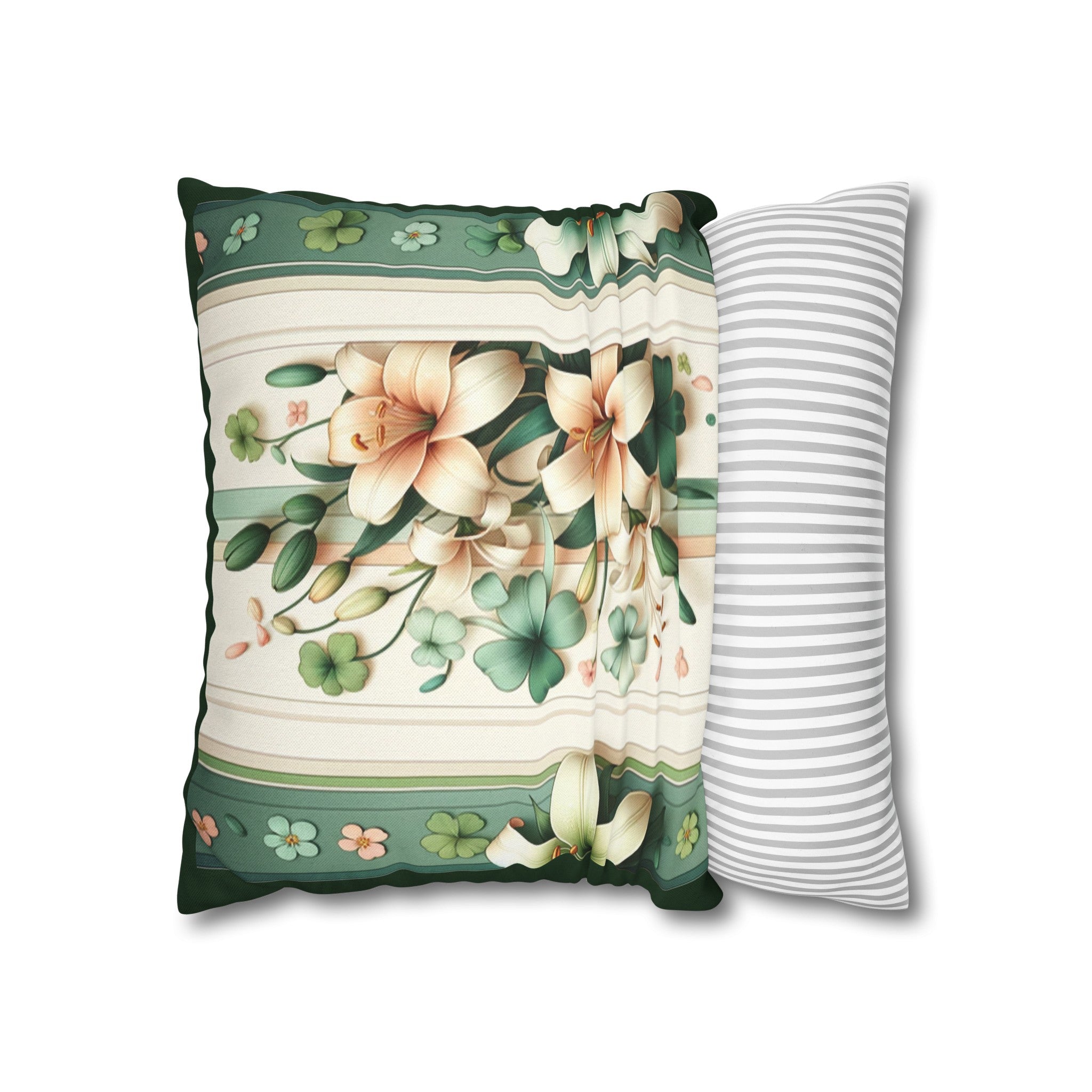 Lilies 2 - Polyester Square Pillowcase