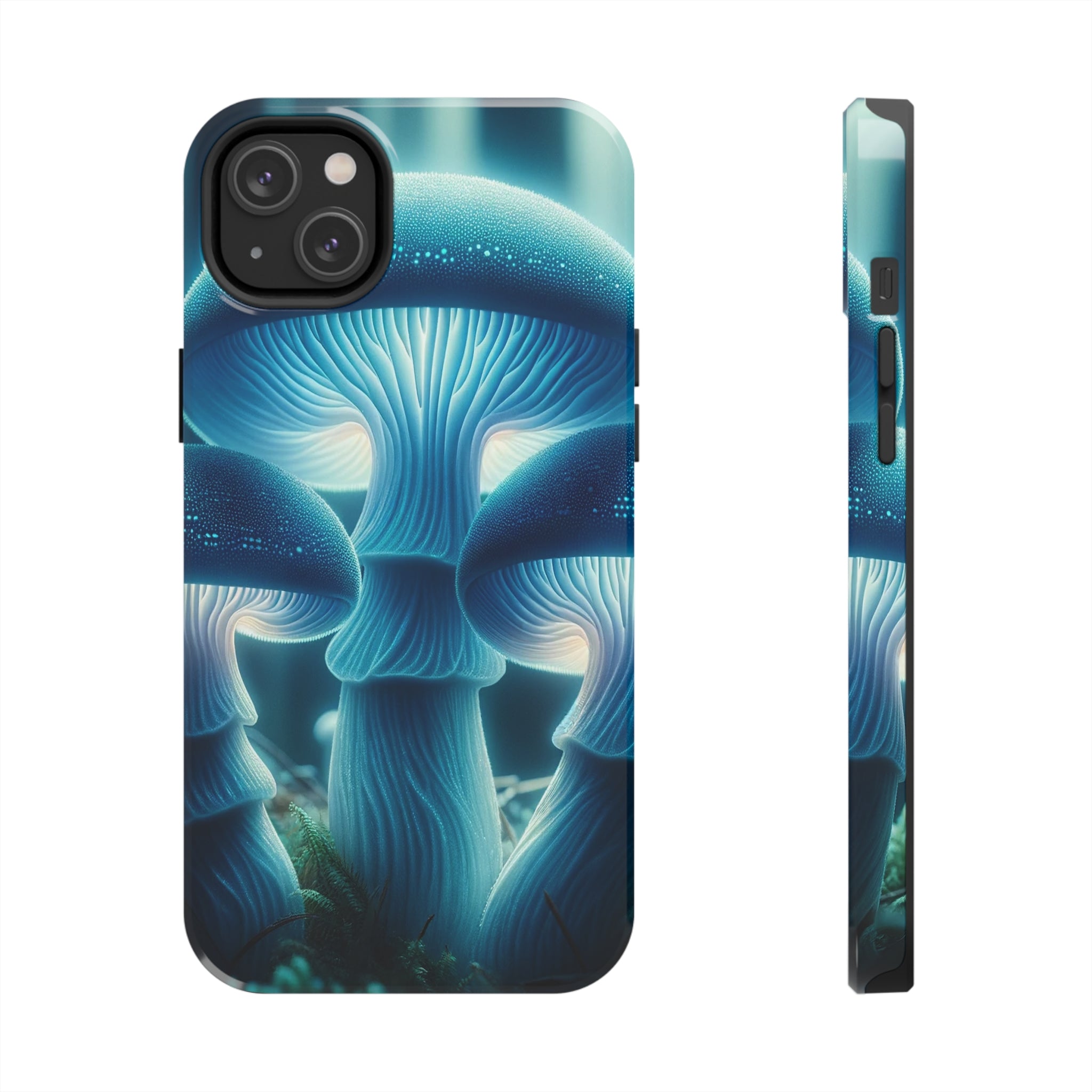 Blue Mushrooms - Tough Phone Case