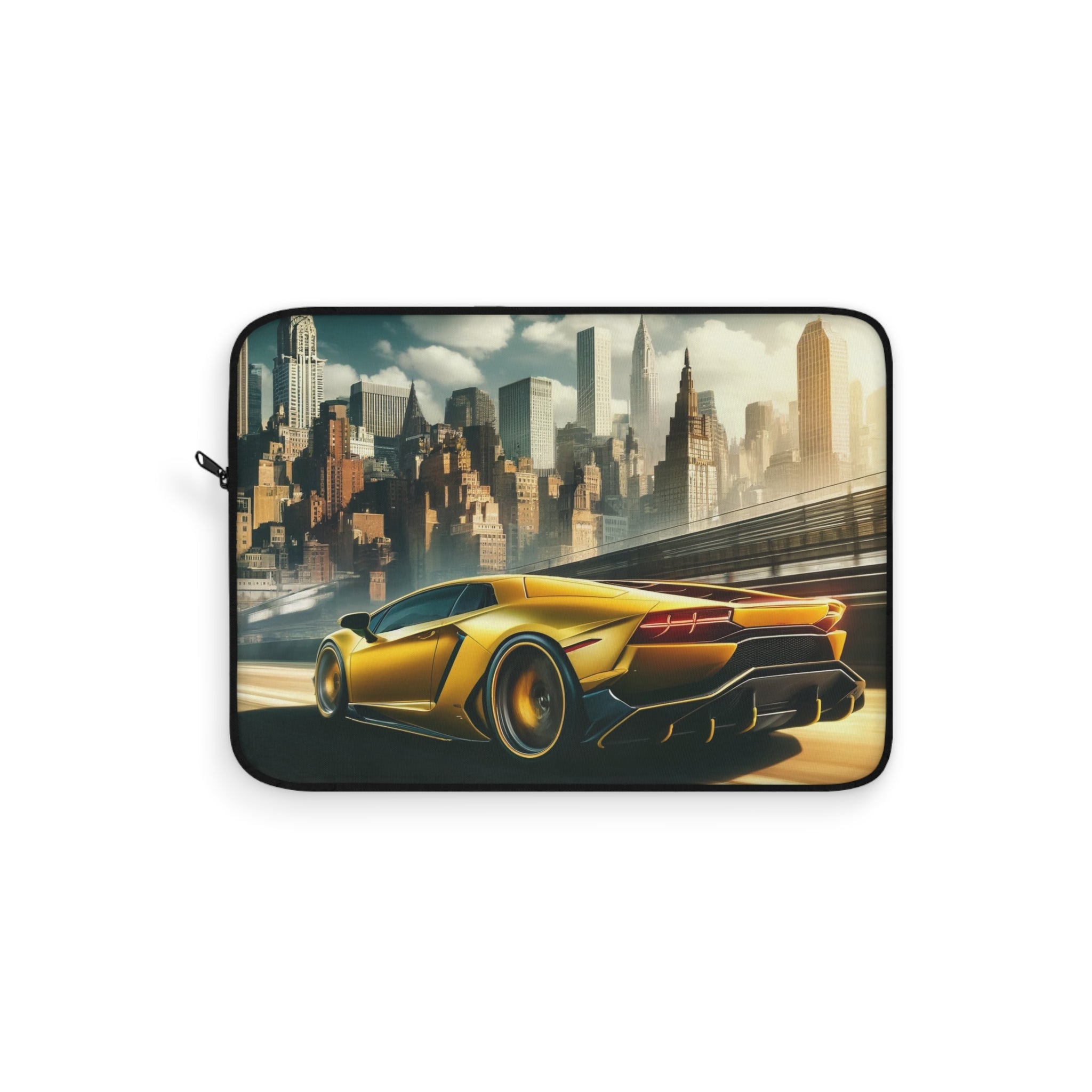 Yellow car in San Fransisco - Laptop Sleeve