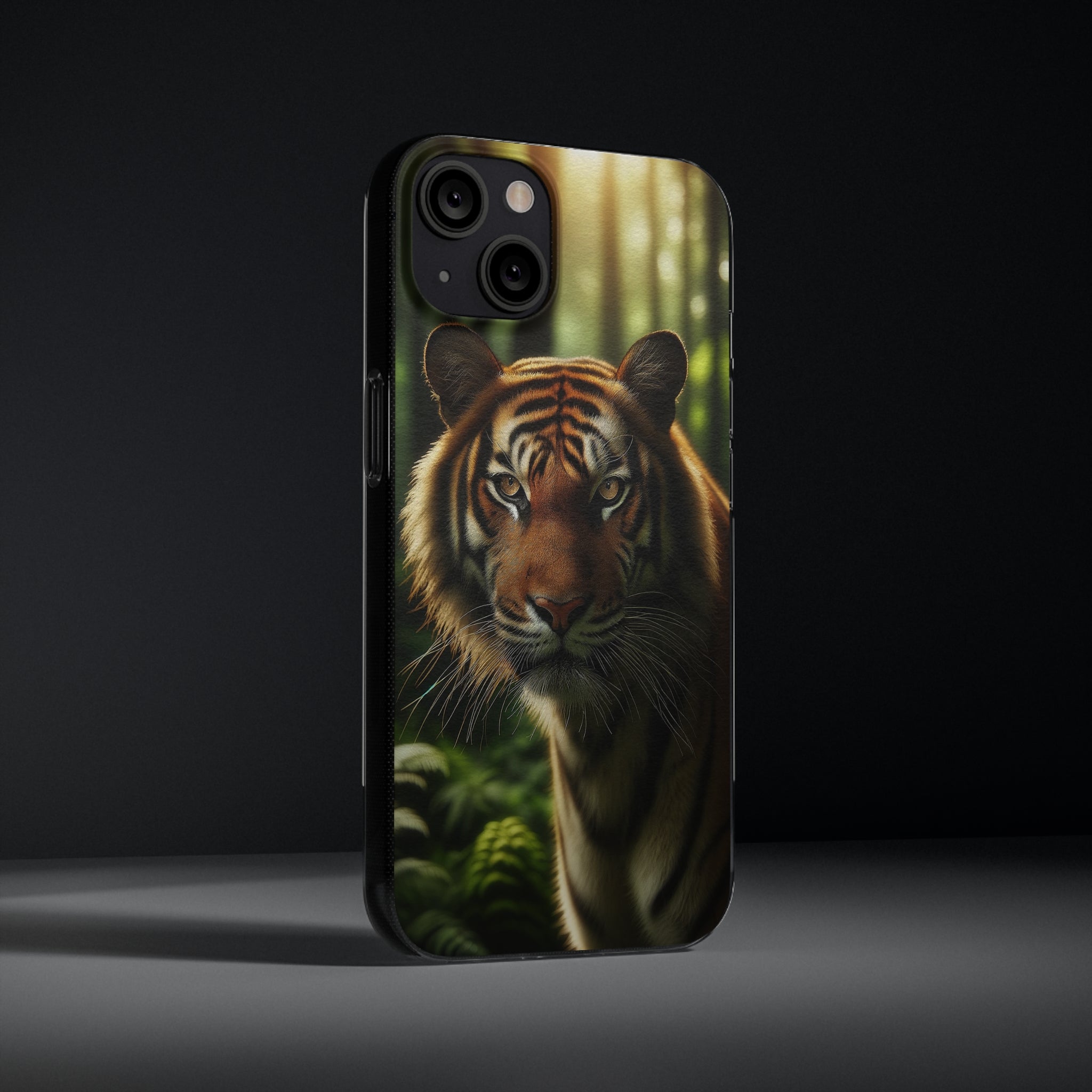 Curious Tiger - Soft Phone Case