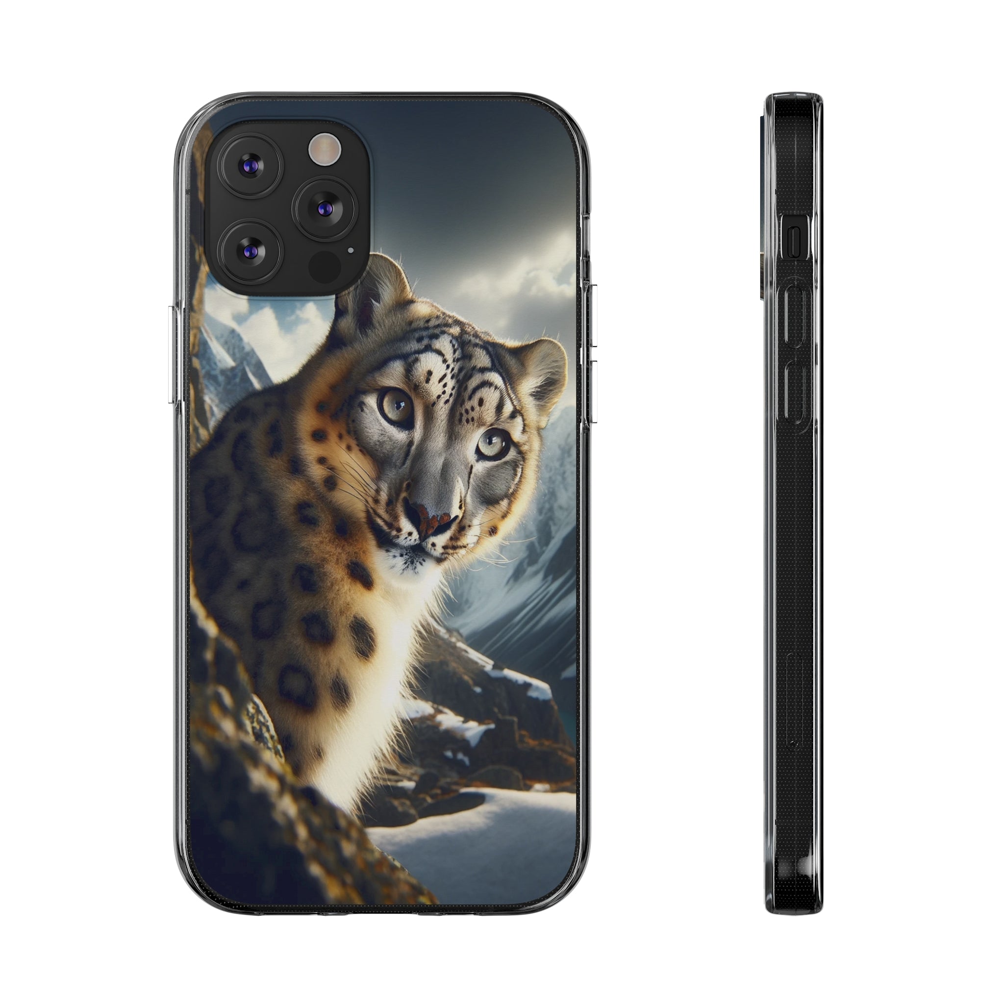 Snow Leopard - Soft Phone Case