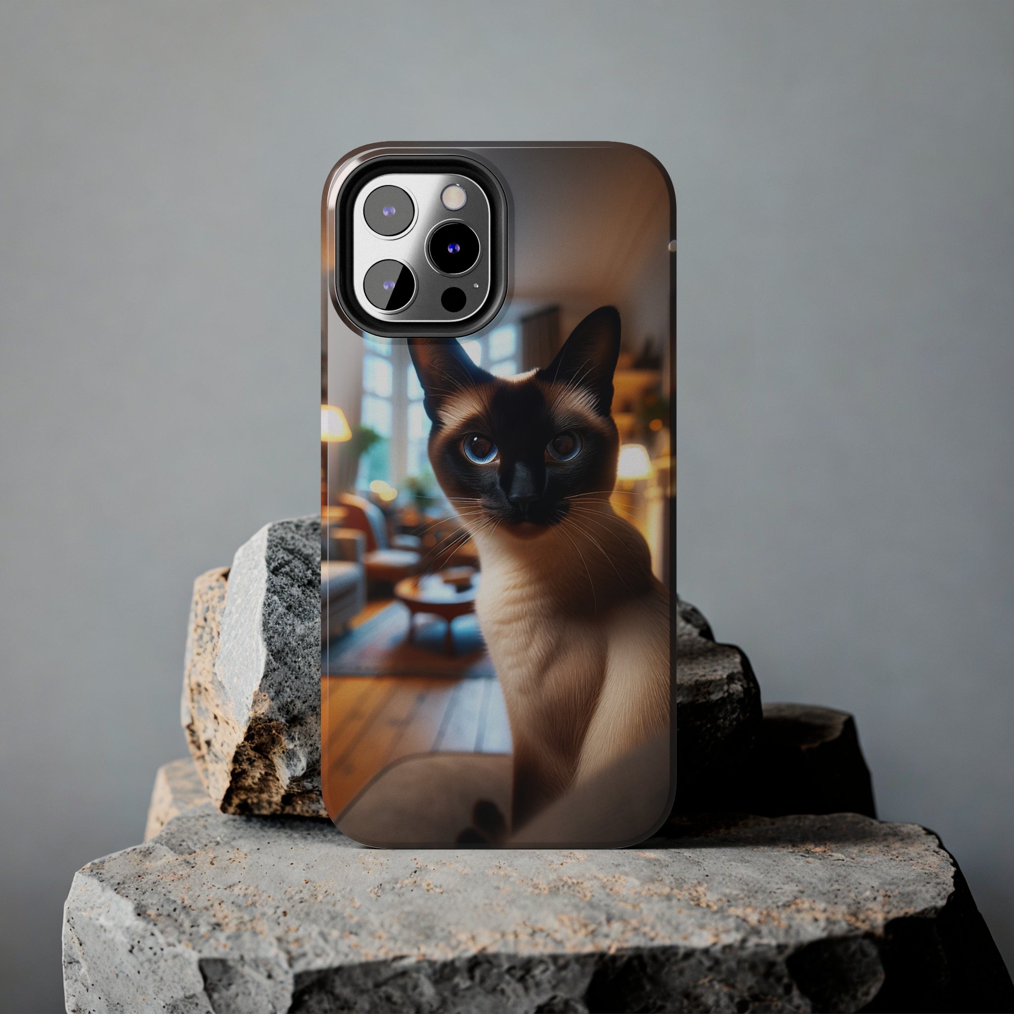 Curious cat - Tough Phone Case