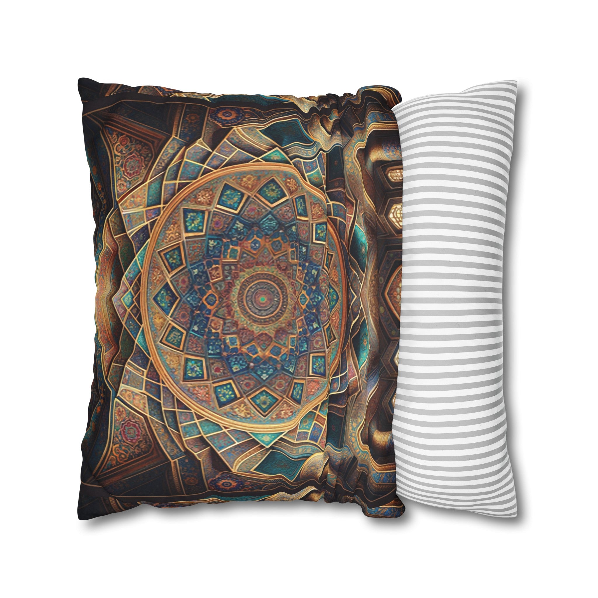 Persian Art (5) - Suede Square Pillowcase