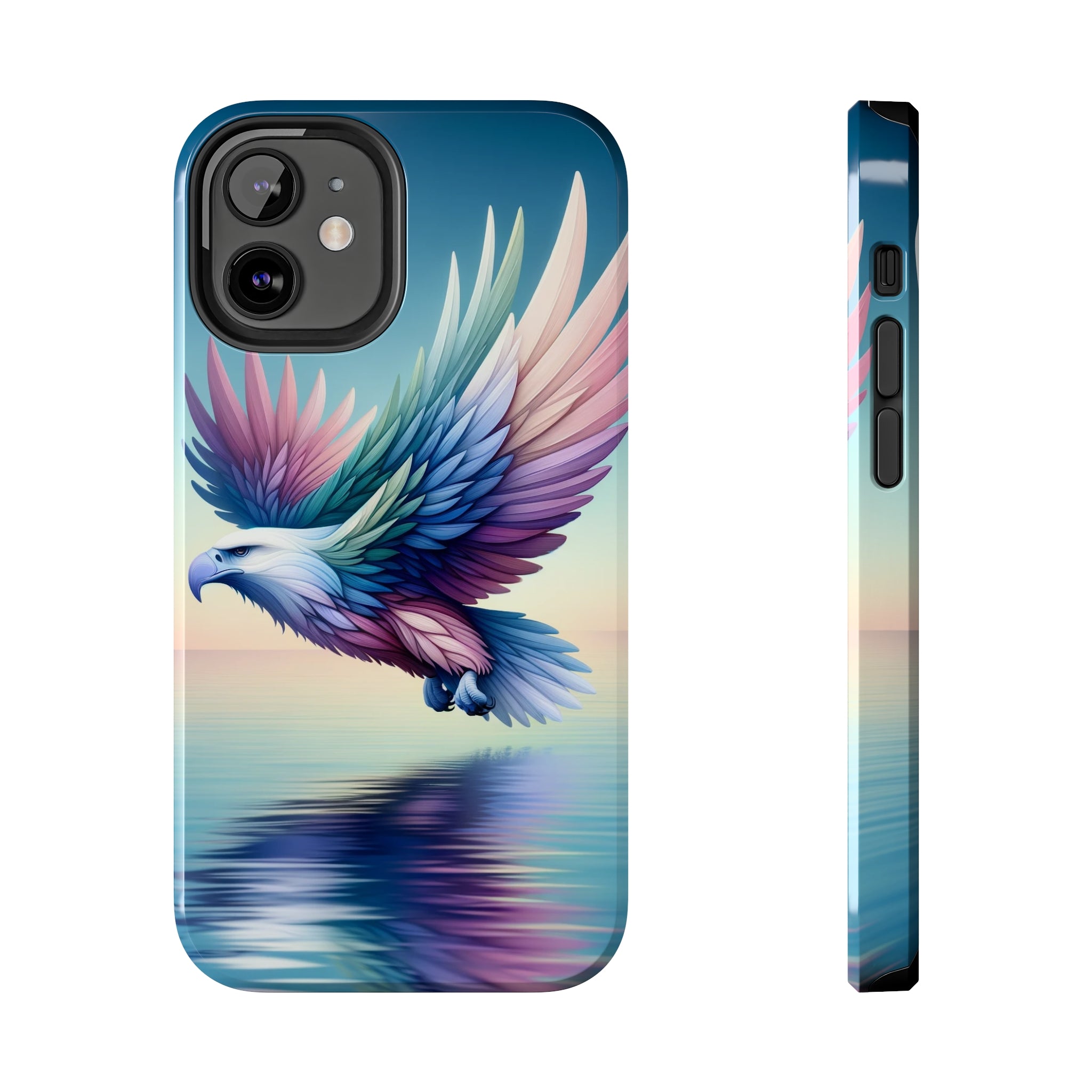 Eagle with colourful feathers - Tough Phone Case