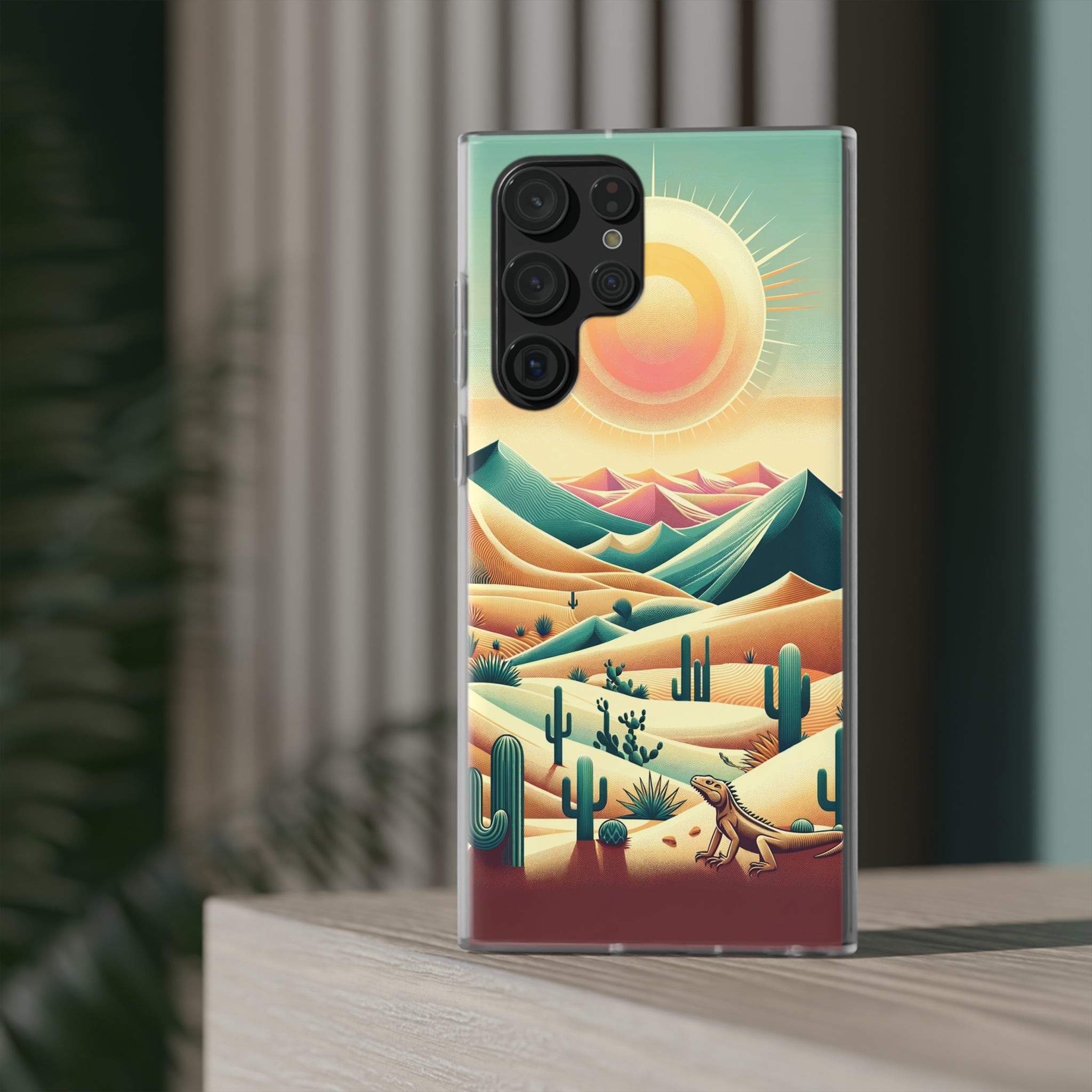 Iguana in the desert - Flexi Case (Samsung only)