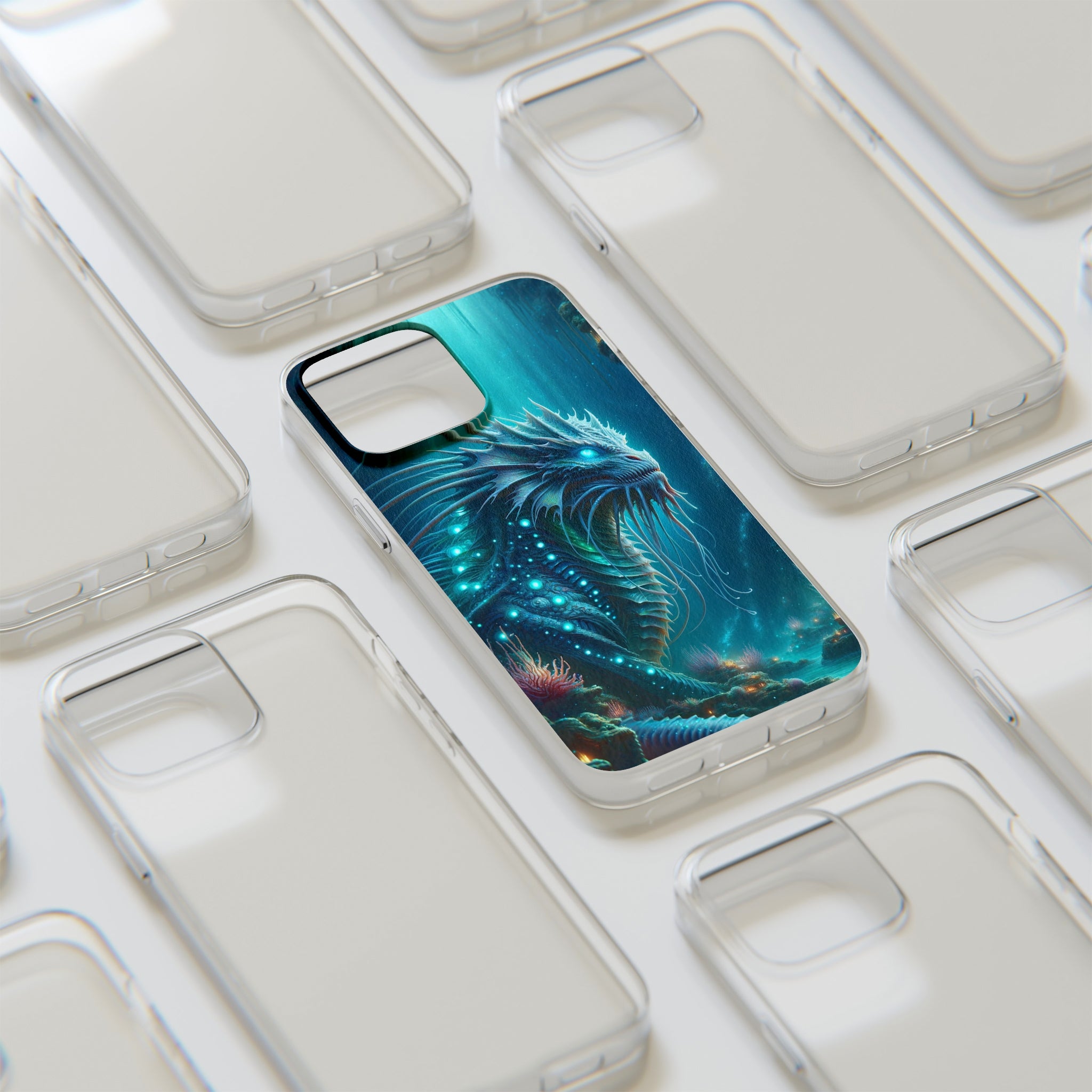 Sea monster - Soft Phone Case