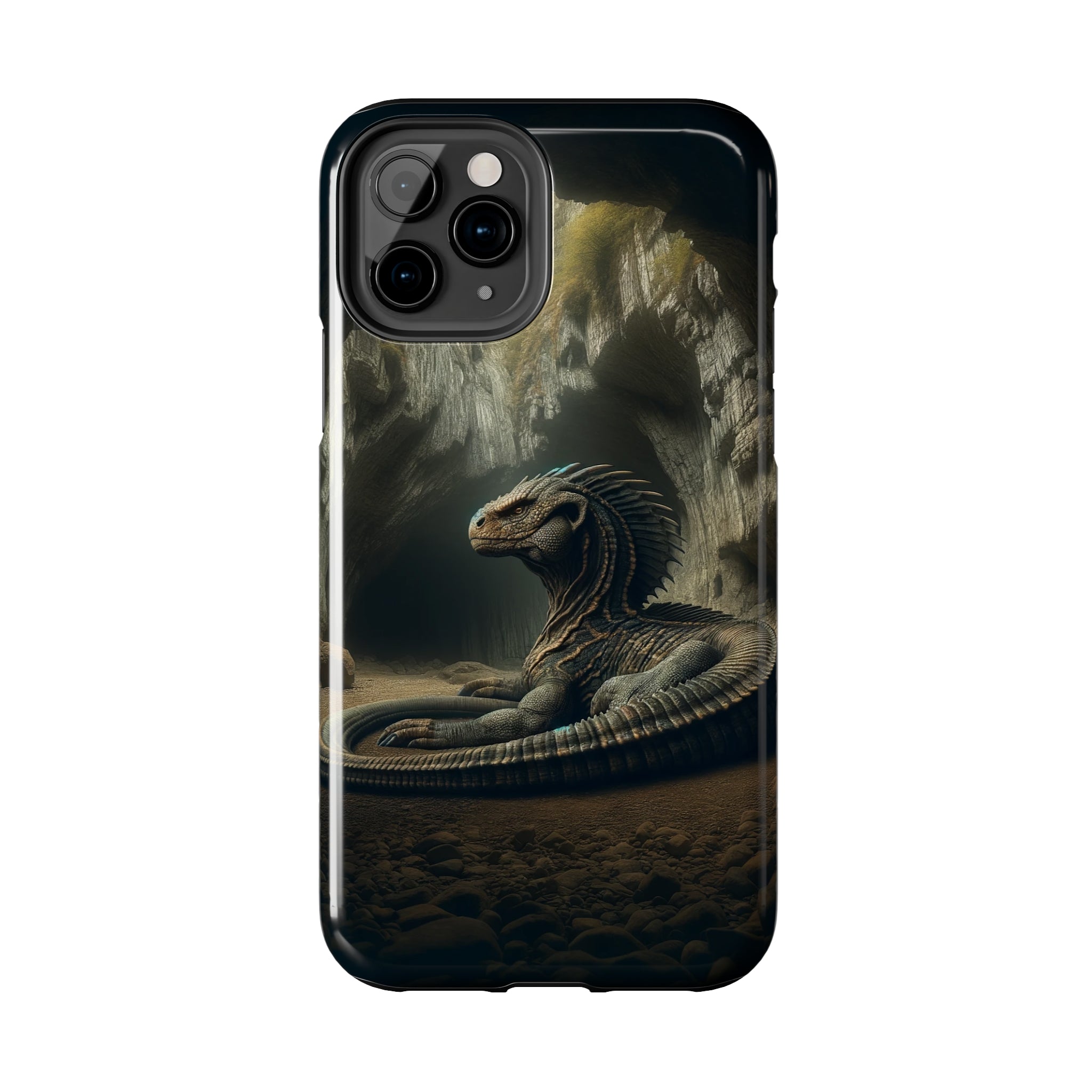 Basilisk in a cave - Tough Phone Case