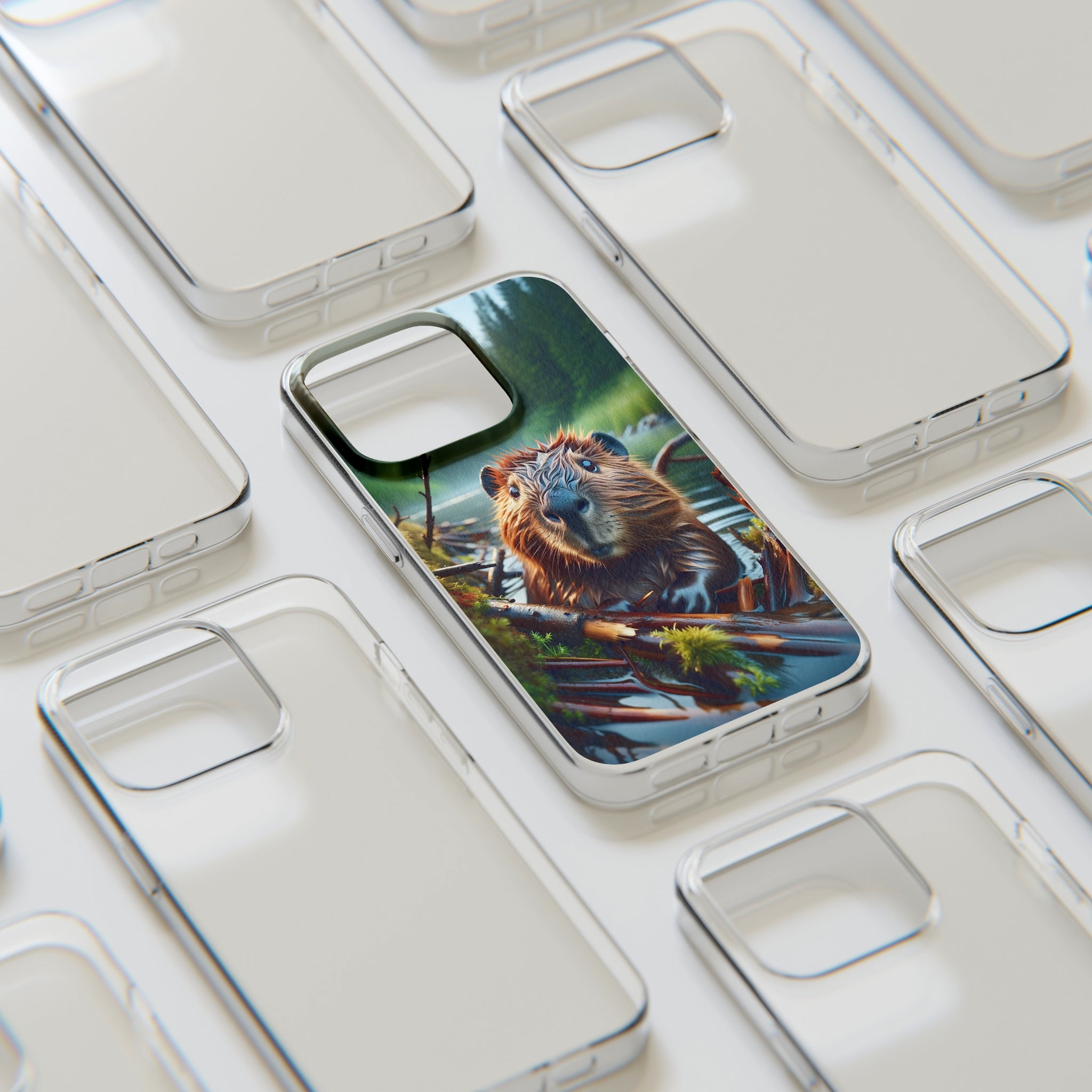 Curious Beaver - Soft Phone Case